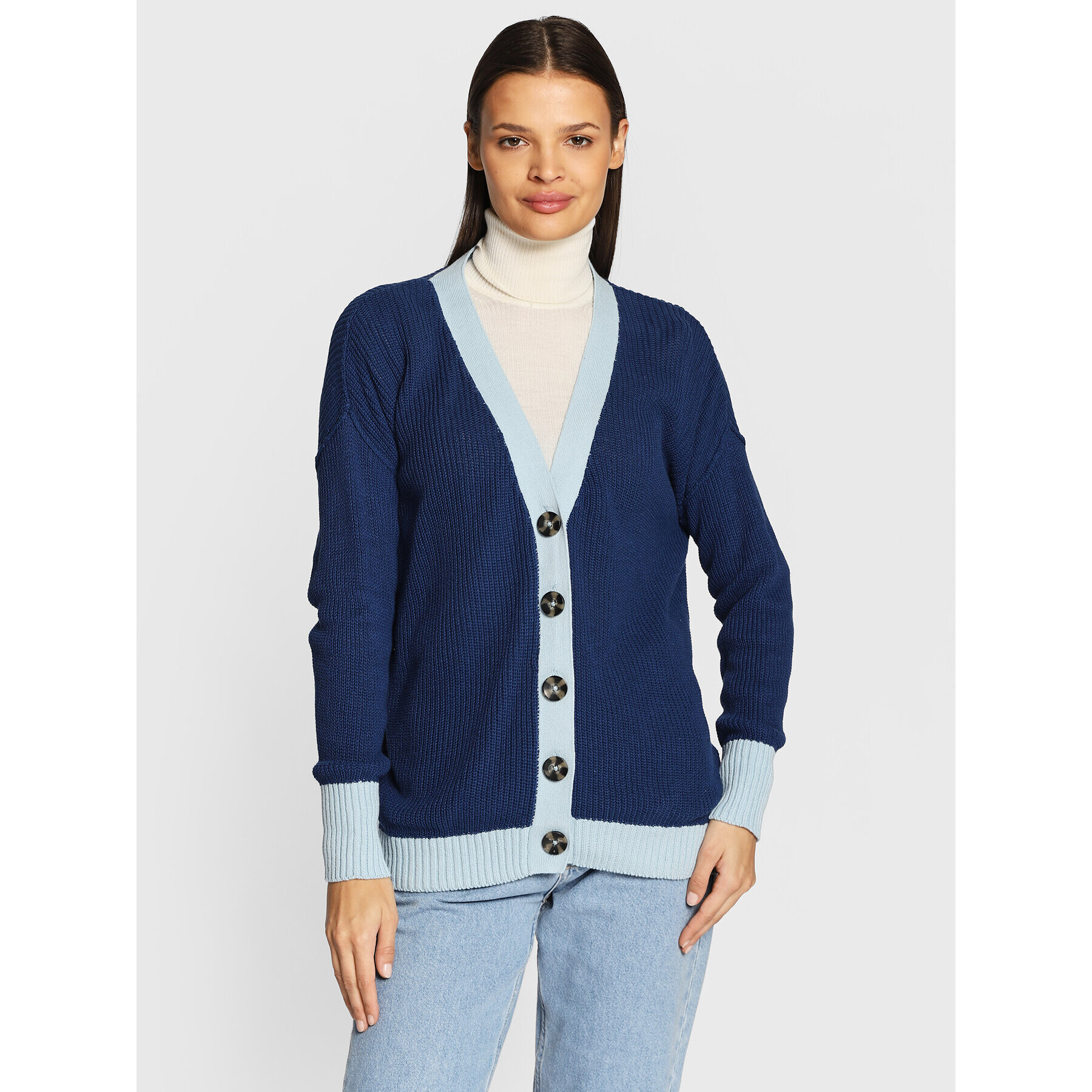 Cotton On Кардиган 2055031 Син Regular Fit - Pepit.bg