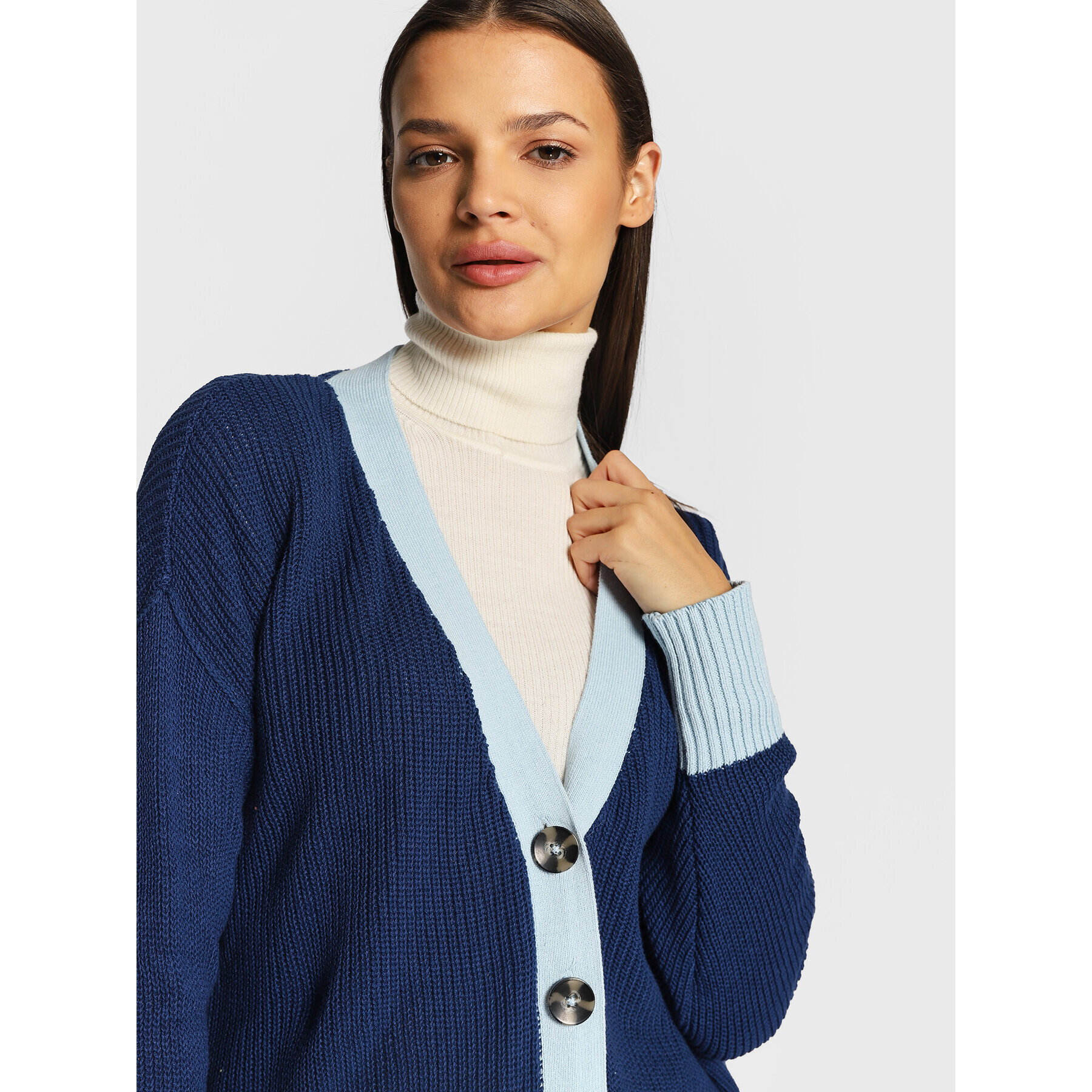 Cotton On Кардиган 2055031 Син Regular Fit - Pepit.bg