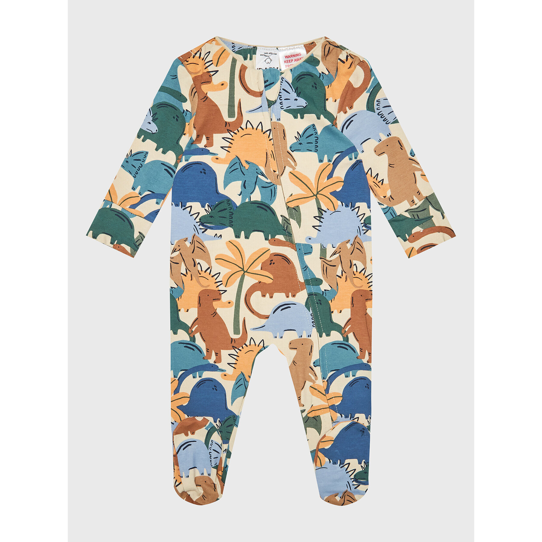 Cotton On Kids Бебешки гащеризон със стъпала 791731 Цветен Regular Fit - Pepit.bg