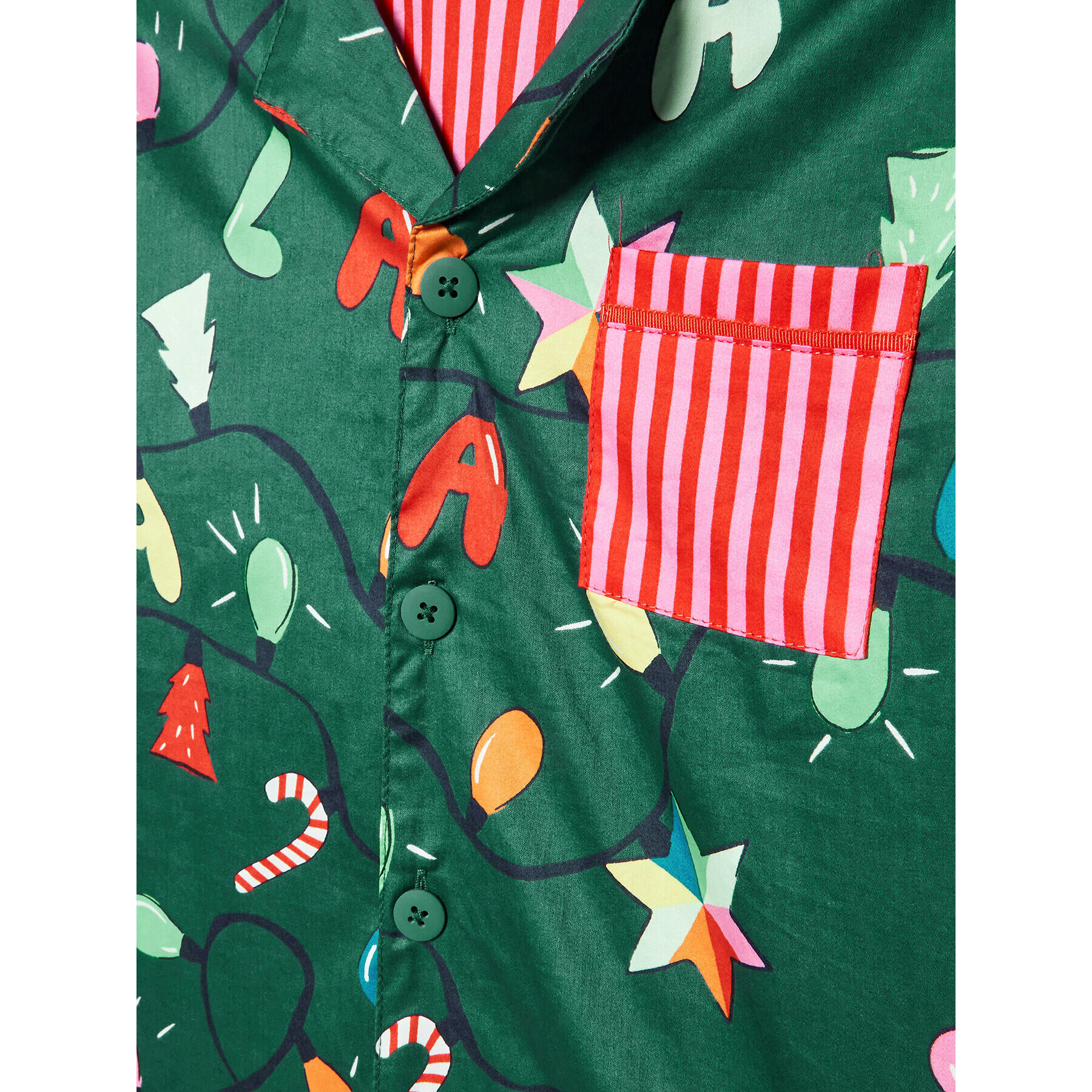 Cotton On Kids Пижама 7342255 Зелен Regular Fit - Pepit.bg