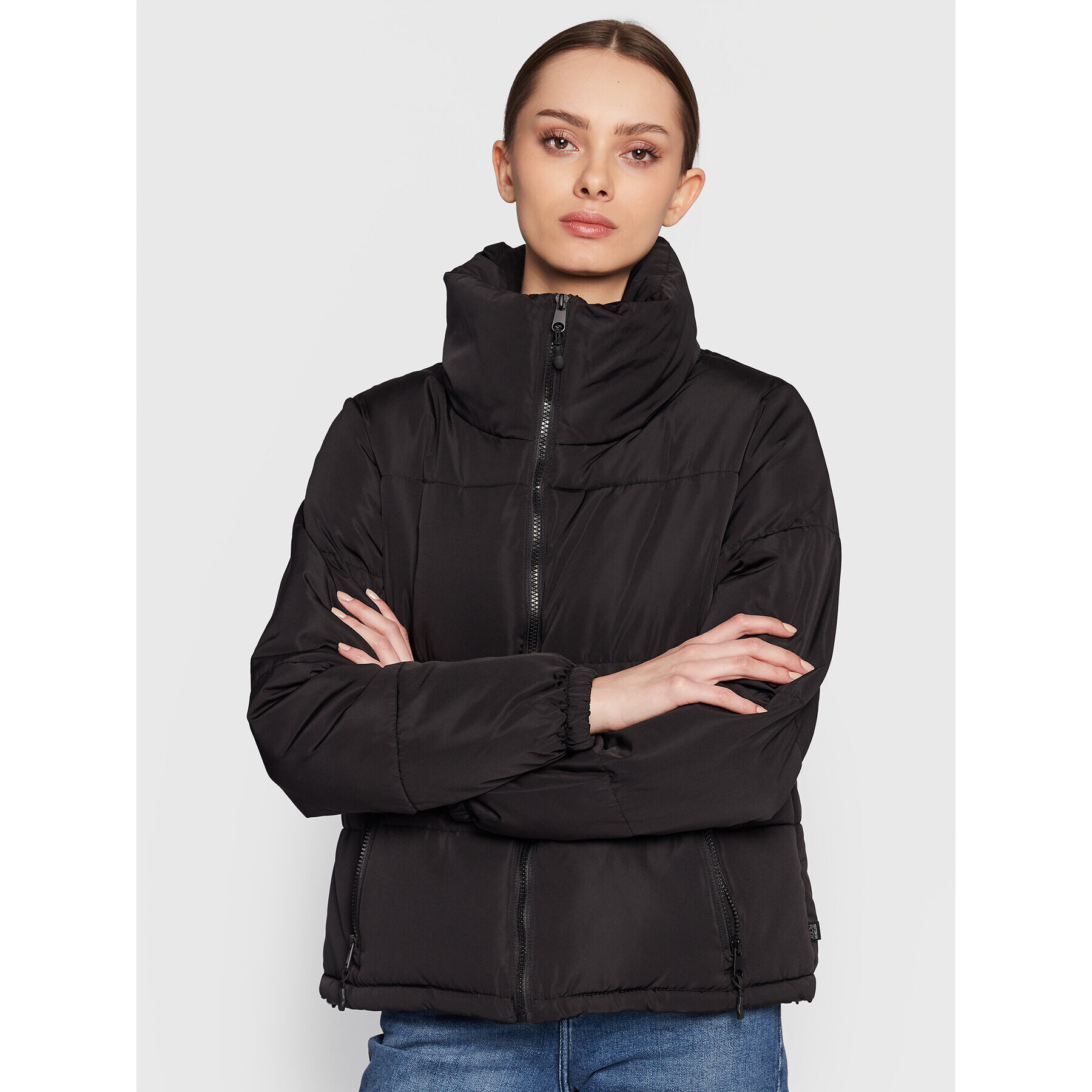 Cotton On Пухено яке 6334003 Черен Regular Fit - Pepit.bg