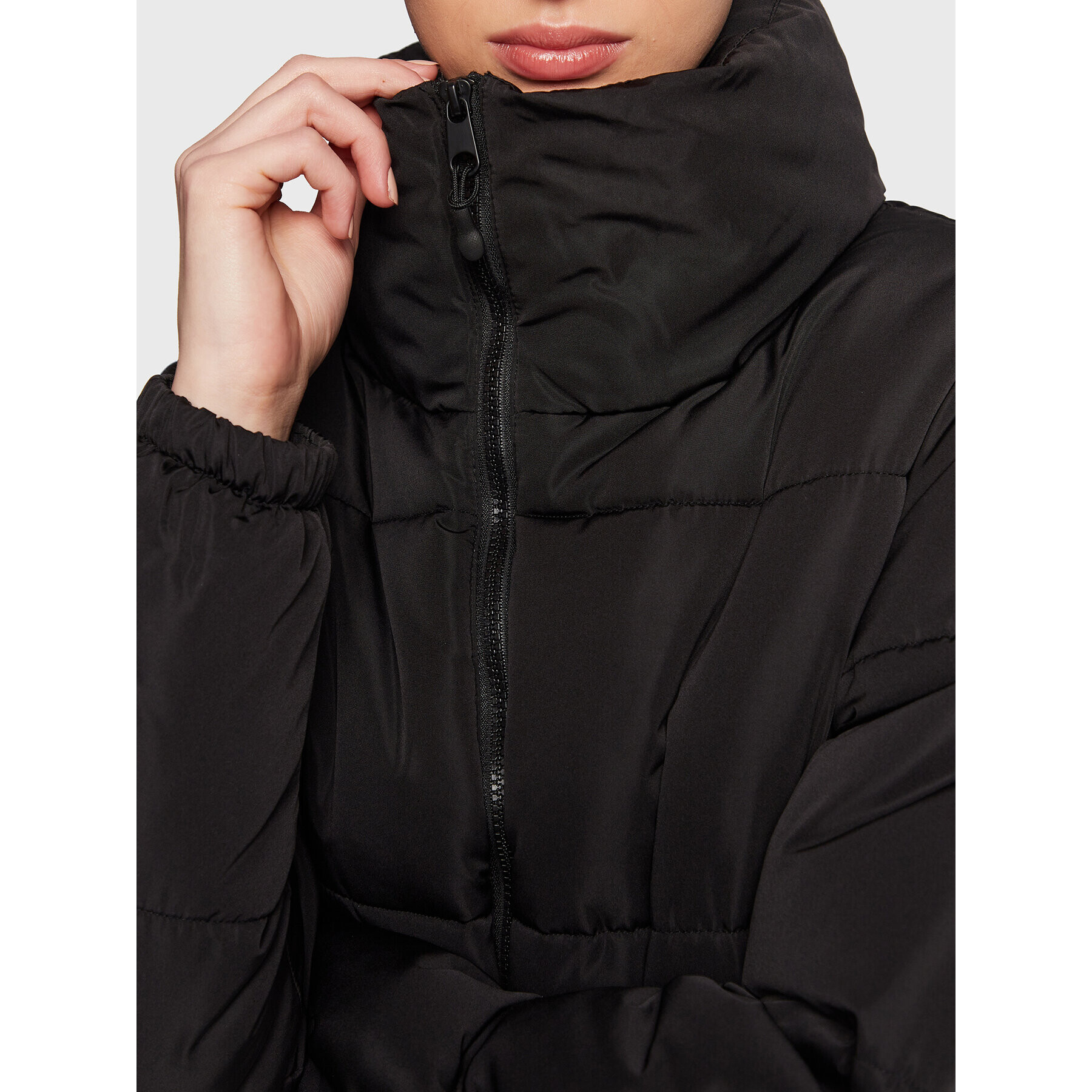 Cotton On Пухено яке 6334003 Черен Regular Fit - Pepit.bg
