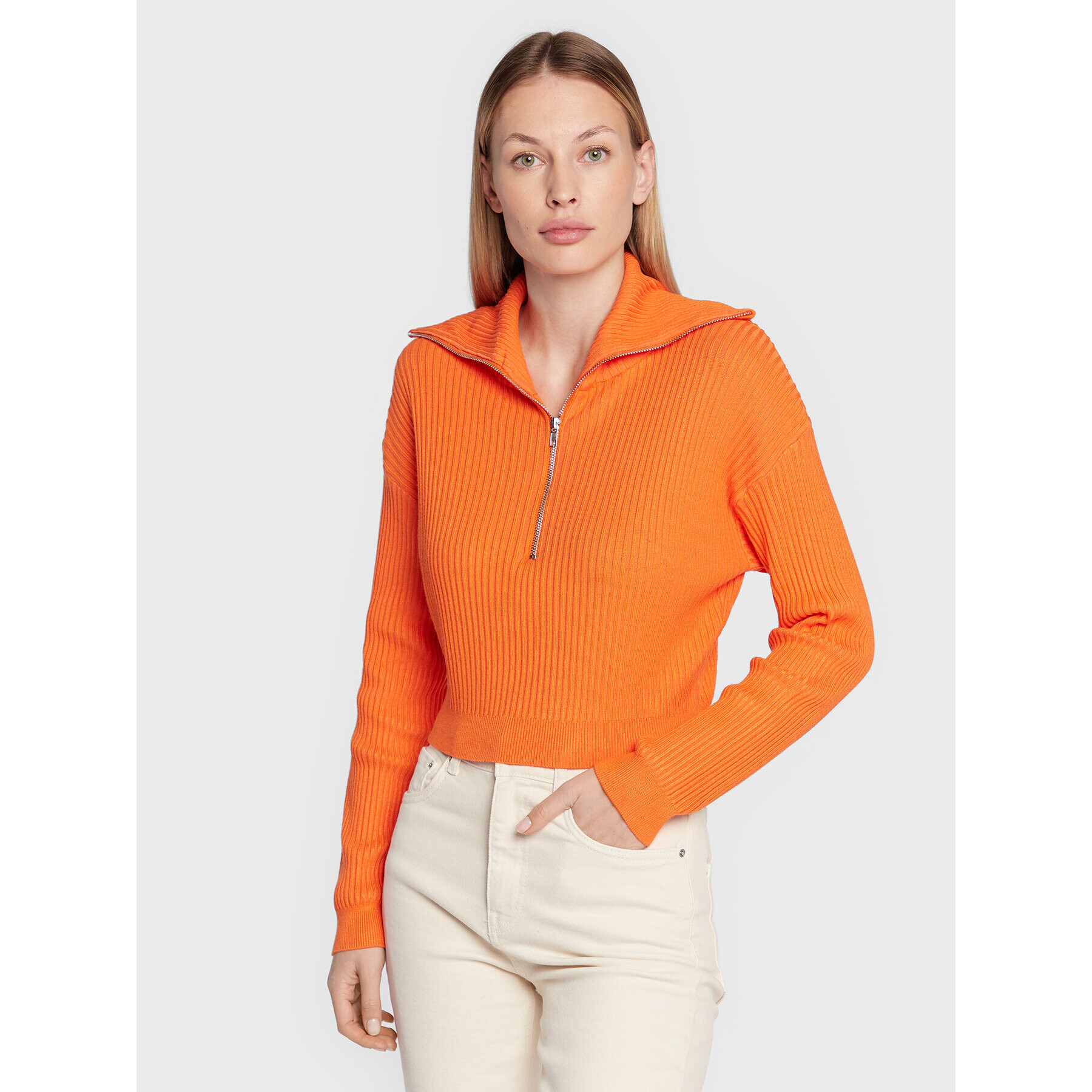 Cotton On Пуловер 2055180 Оранжев Regular Fit - Pepit.bg