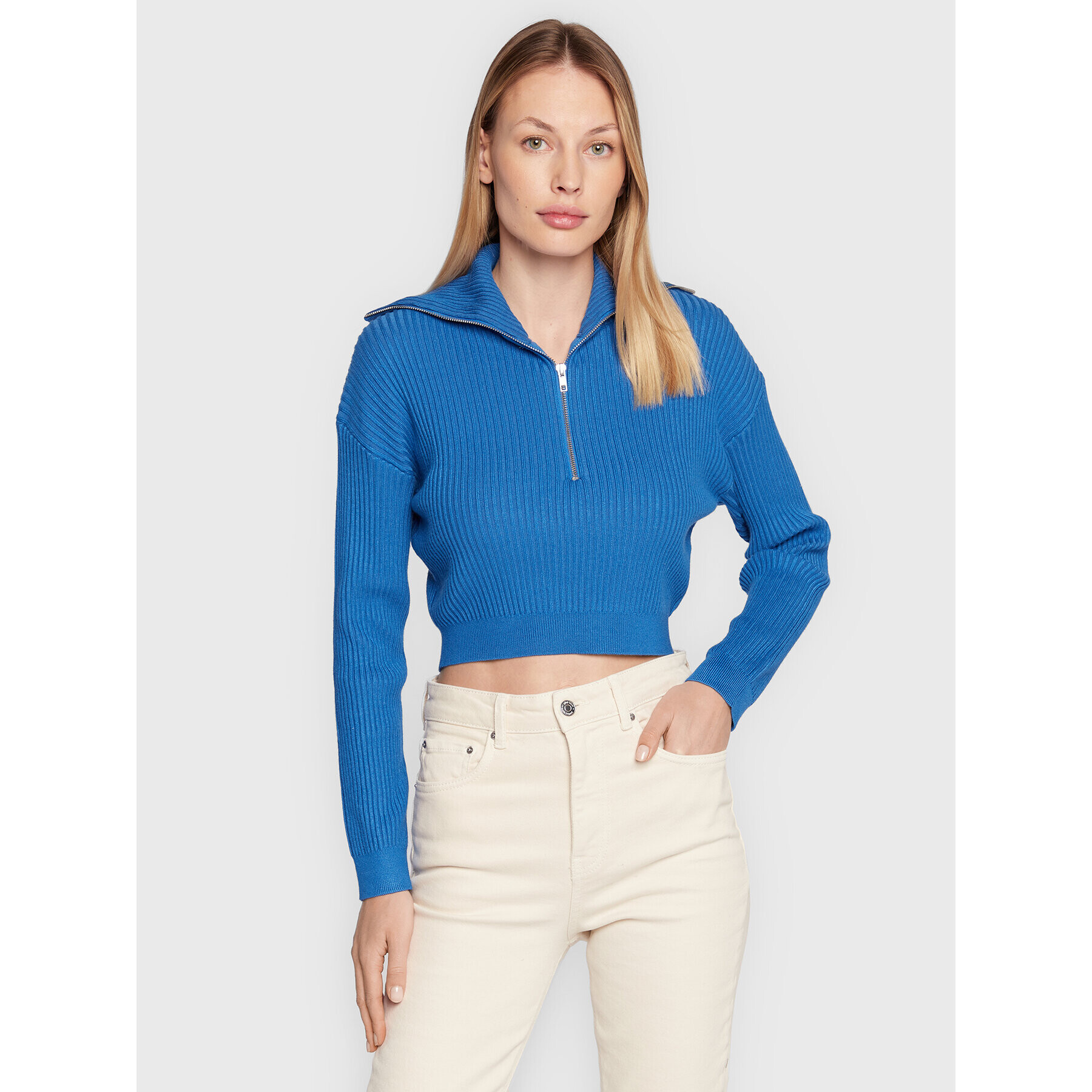 Cotton On Пуловер 2055180 Син Regular Fit - Pepit.bg