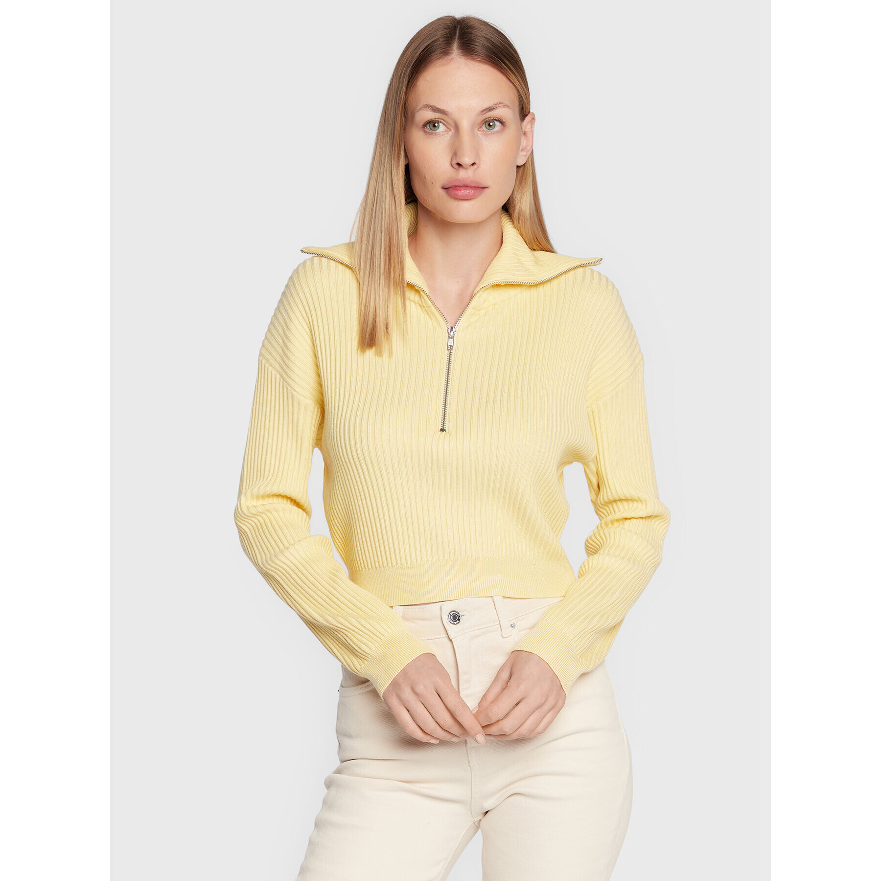Cotton On Пуловер 2055180 Жълт Regular Fit - Pepit.bg
