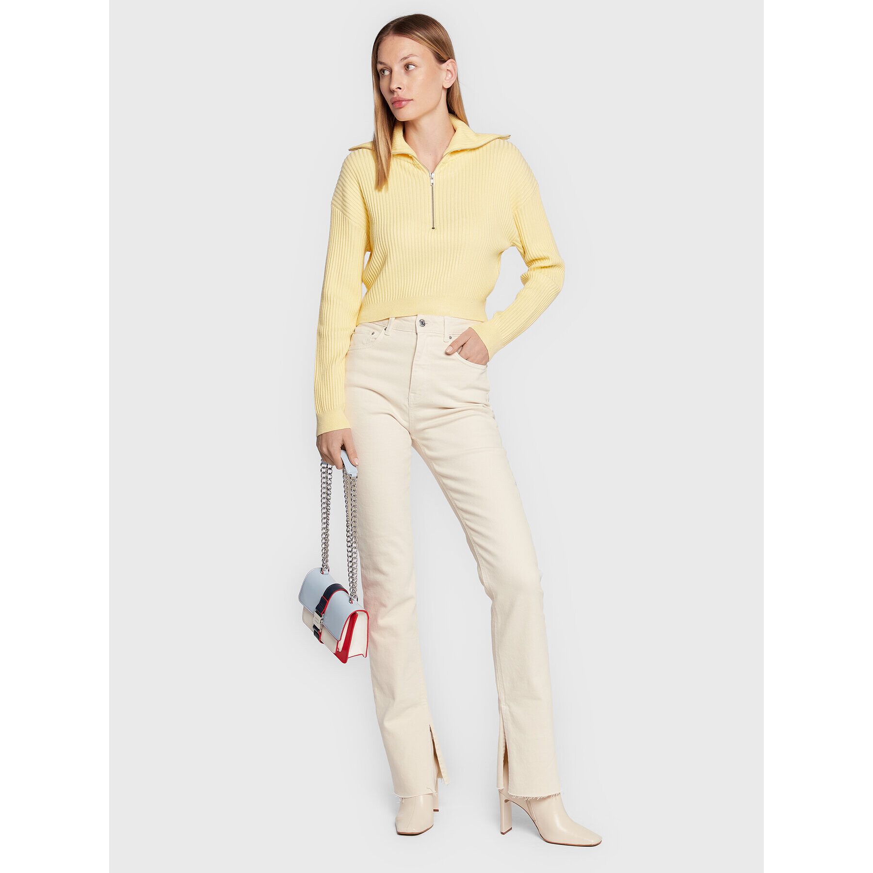 Cotton On Пуловер 2055180 Жълт Regular Fit - Pepit.bg