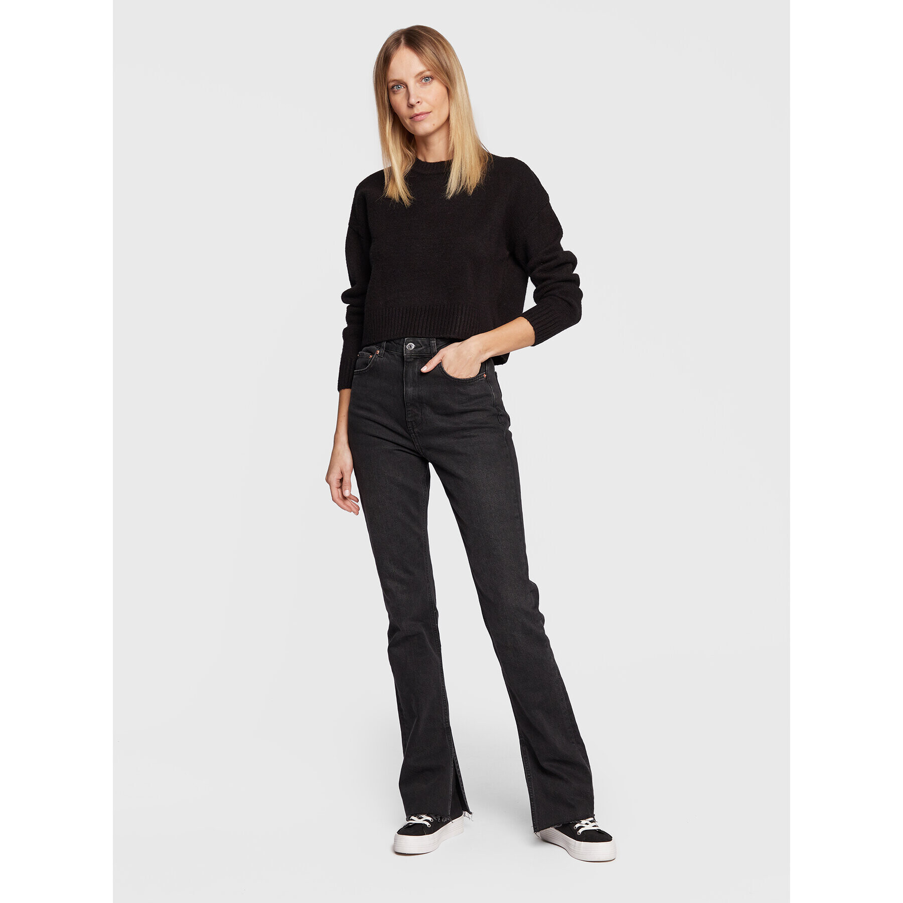 Cotton On Пуловер 2055400 Черен Regular Fit - Pepit.bg