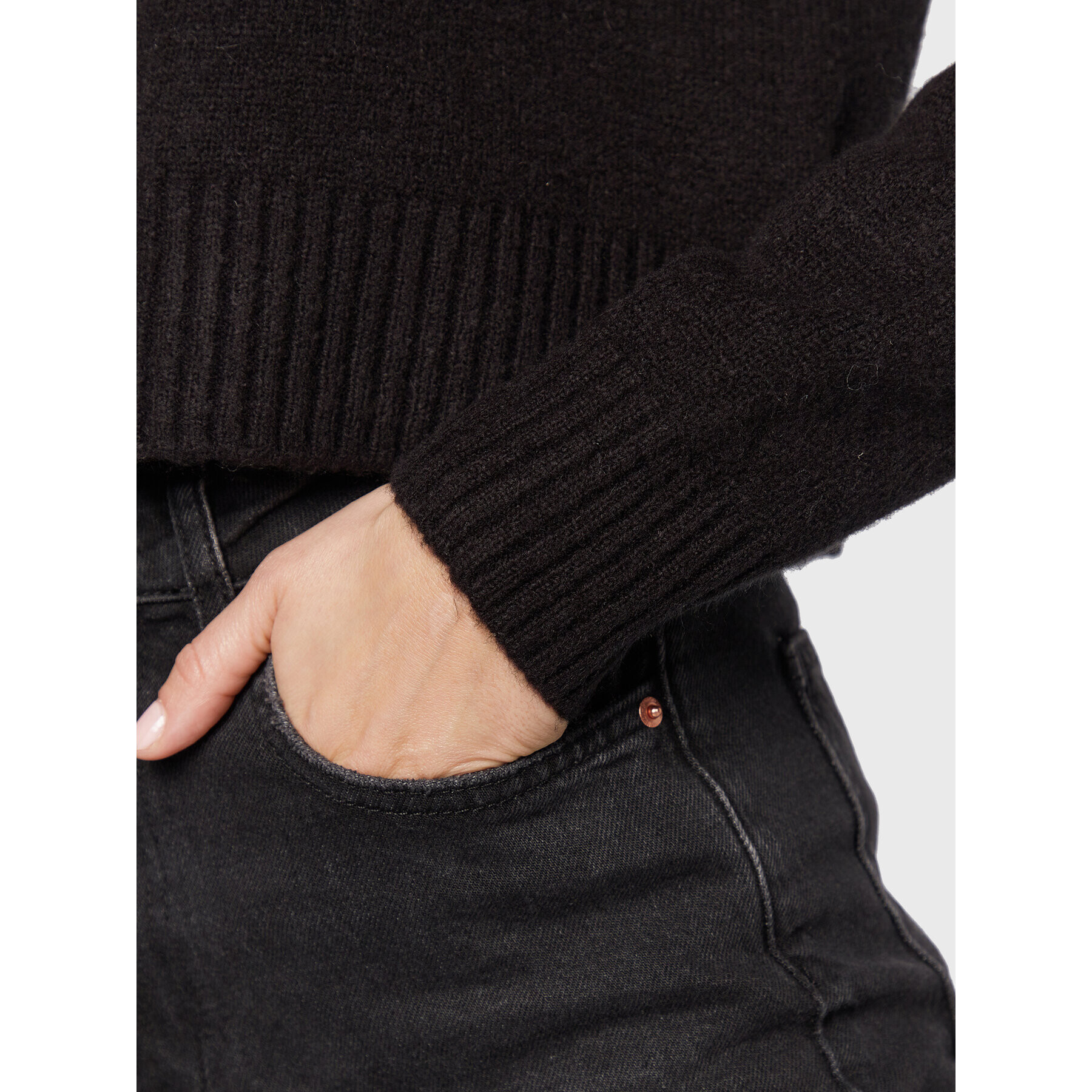 Cotton On Пуловер 2055400 Черен Regular Fit - Pepit.bg