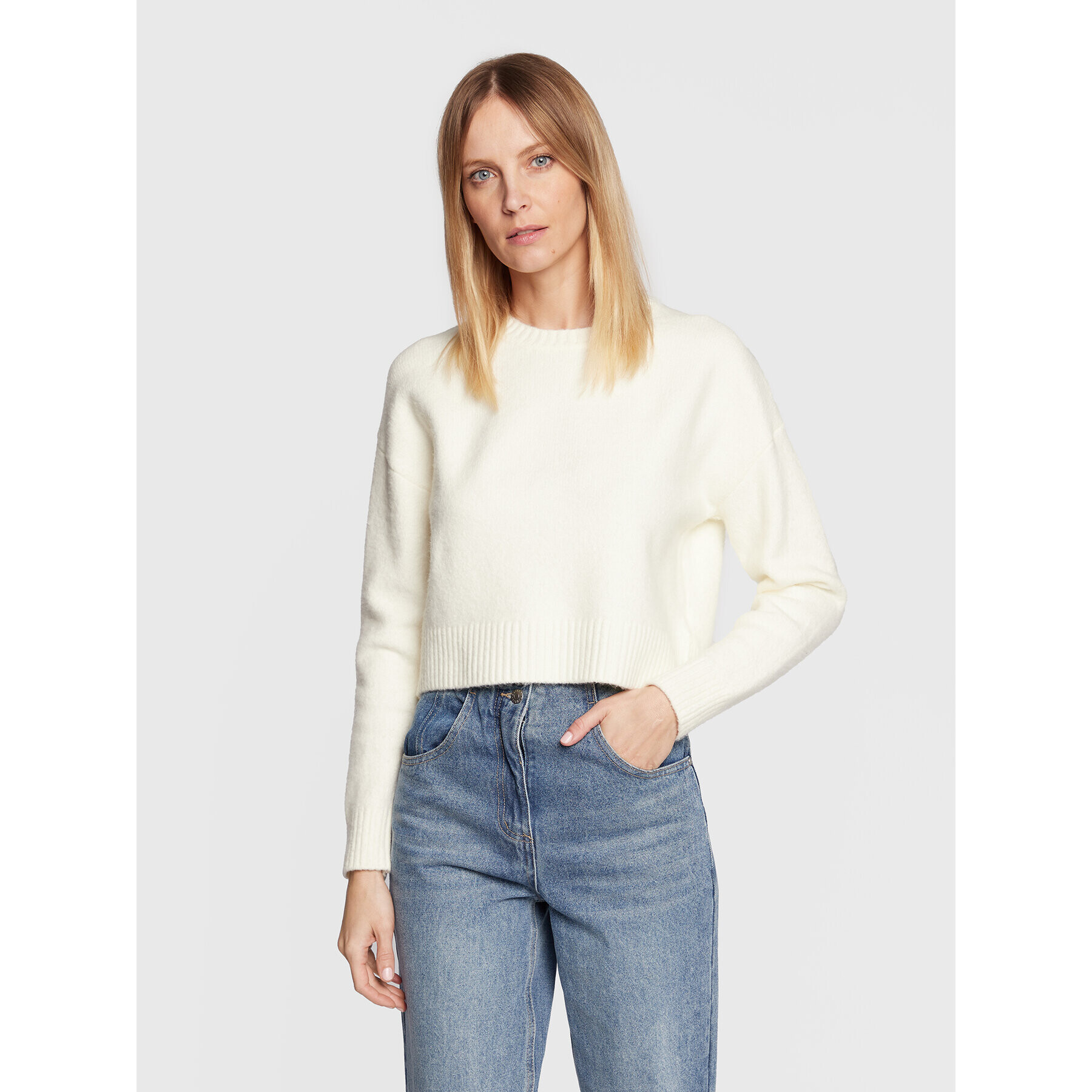 Cotton On Пуловер 2055400 Екрю Regular Fit - Pepit.bg