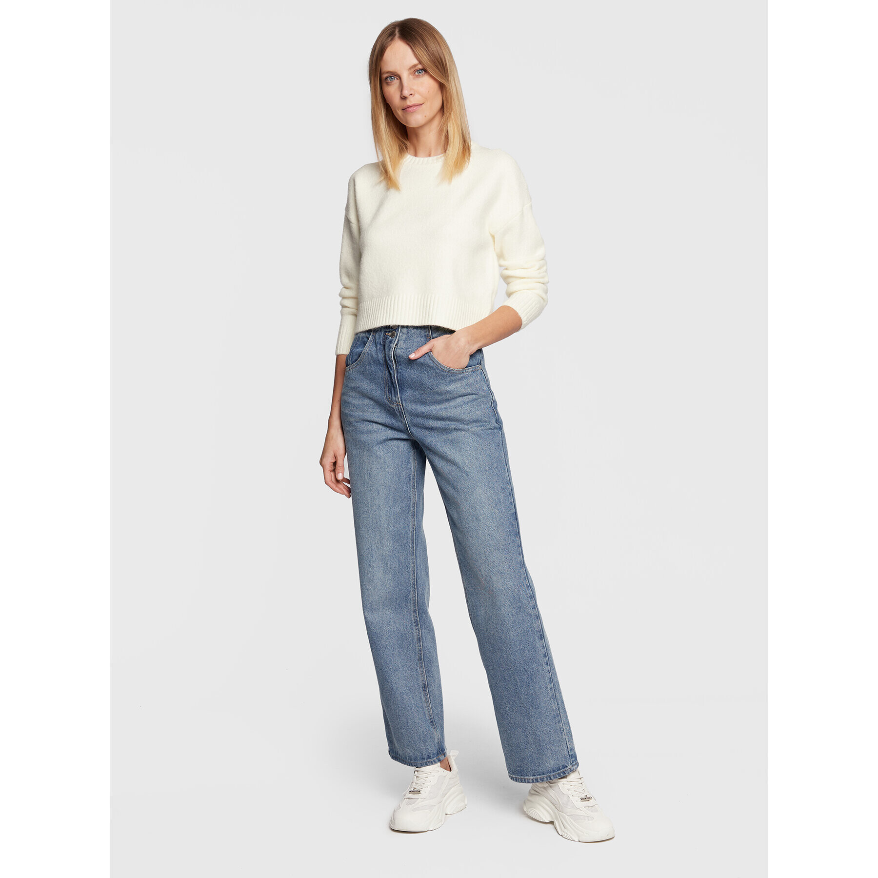 Cotton On Пуловер 2055400 Екрю Regular Fit - Pepit.bg