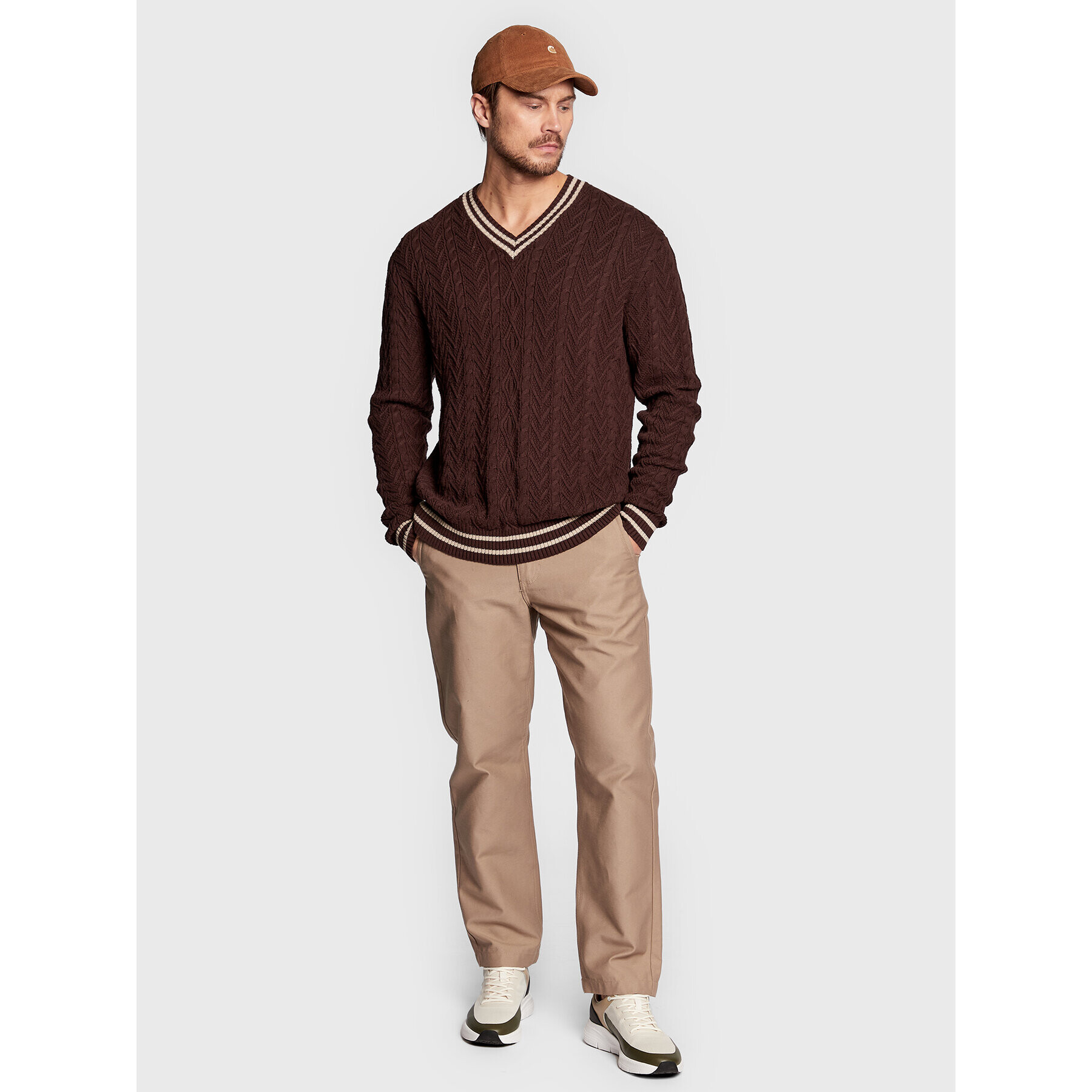 Cotton On Пуловер 3611747 Кафяв Relaxed Fit - Pepit.bg