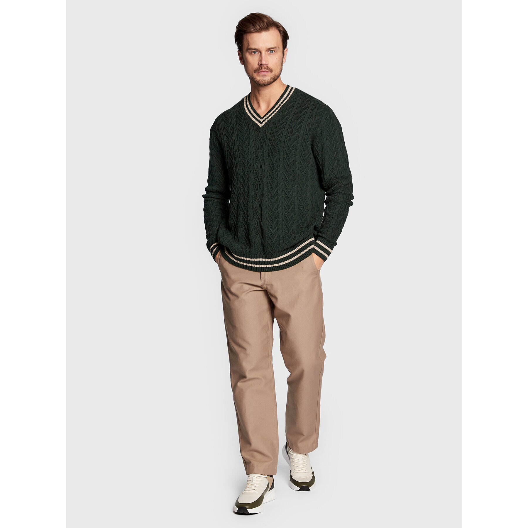 Cotton On Пуловер 3611747 Зелен Relaxed Fit - Pepit.bg