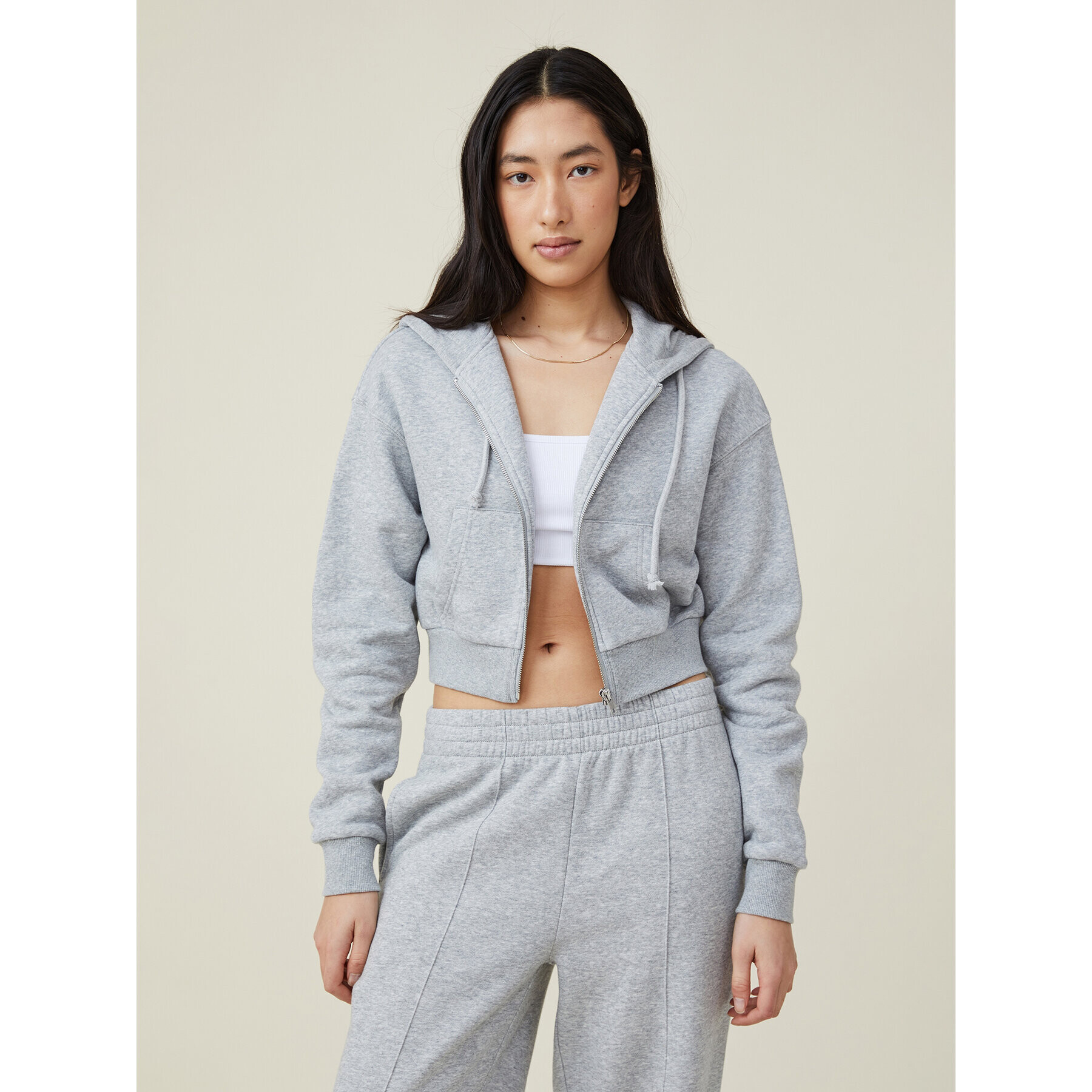 Cotton On Суитшърт 2054835 Сив Regular Fit - Pepit.bg