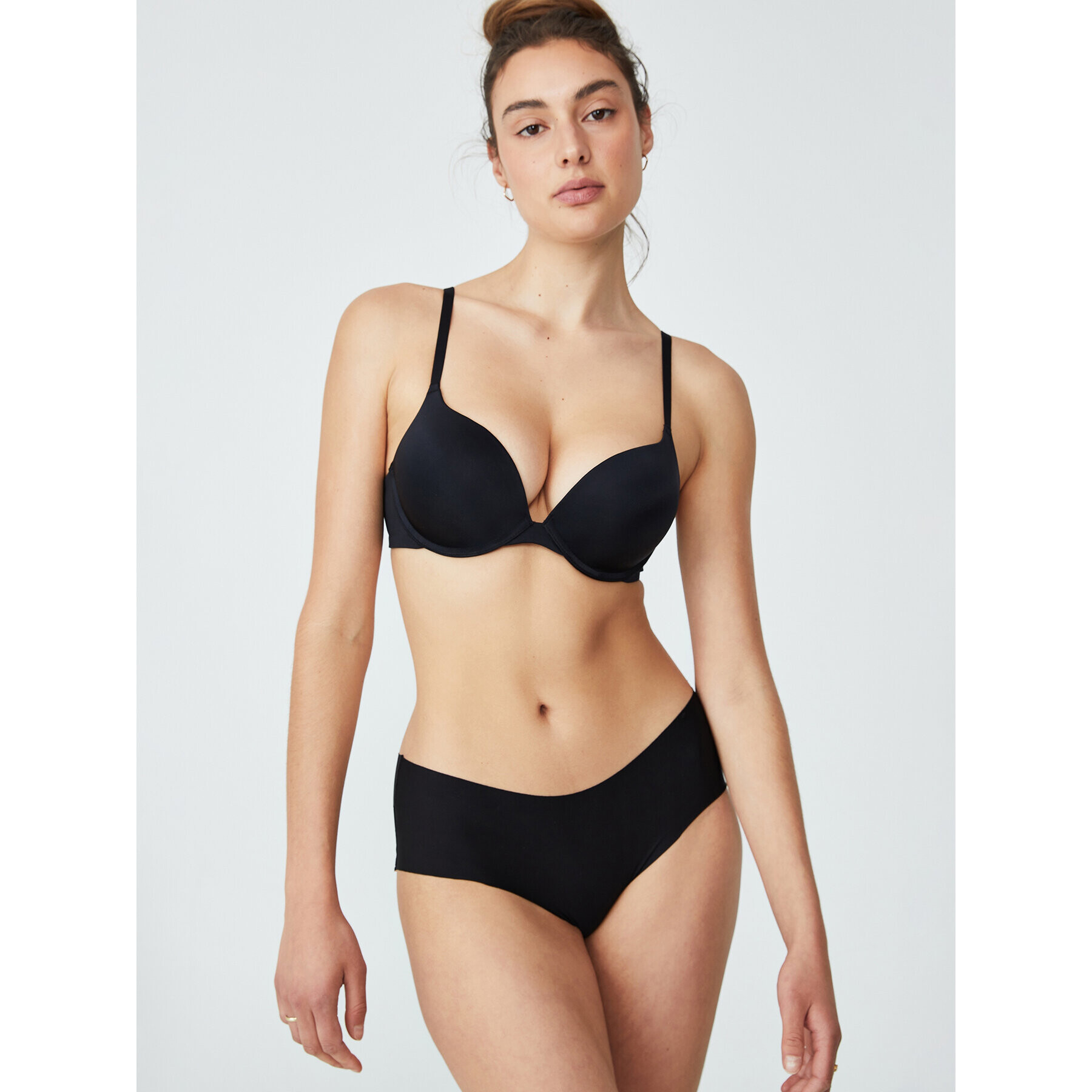 Cotton On Сутиен push-up 6331813 Черен - Pepit.bg