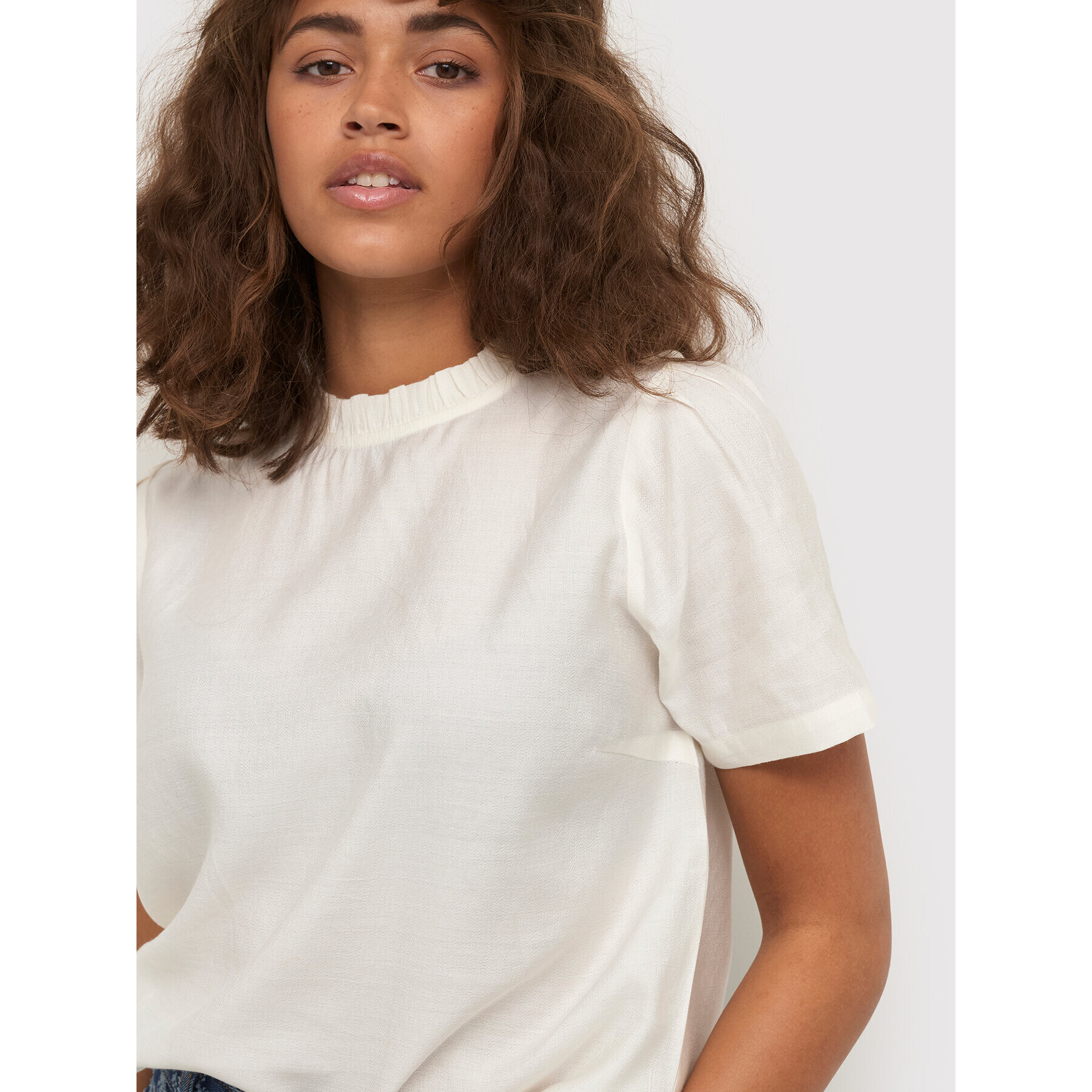 Cream Блуза CRliselin 10611049 Бял Regular Fit - Pepit.bg