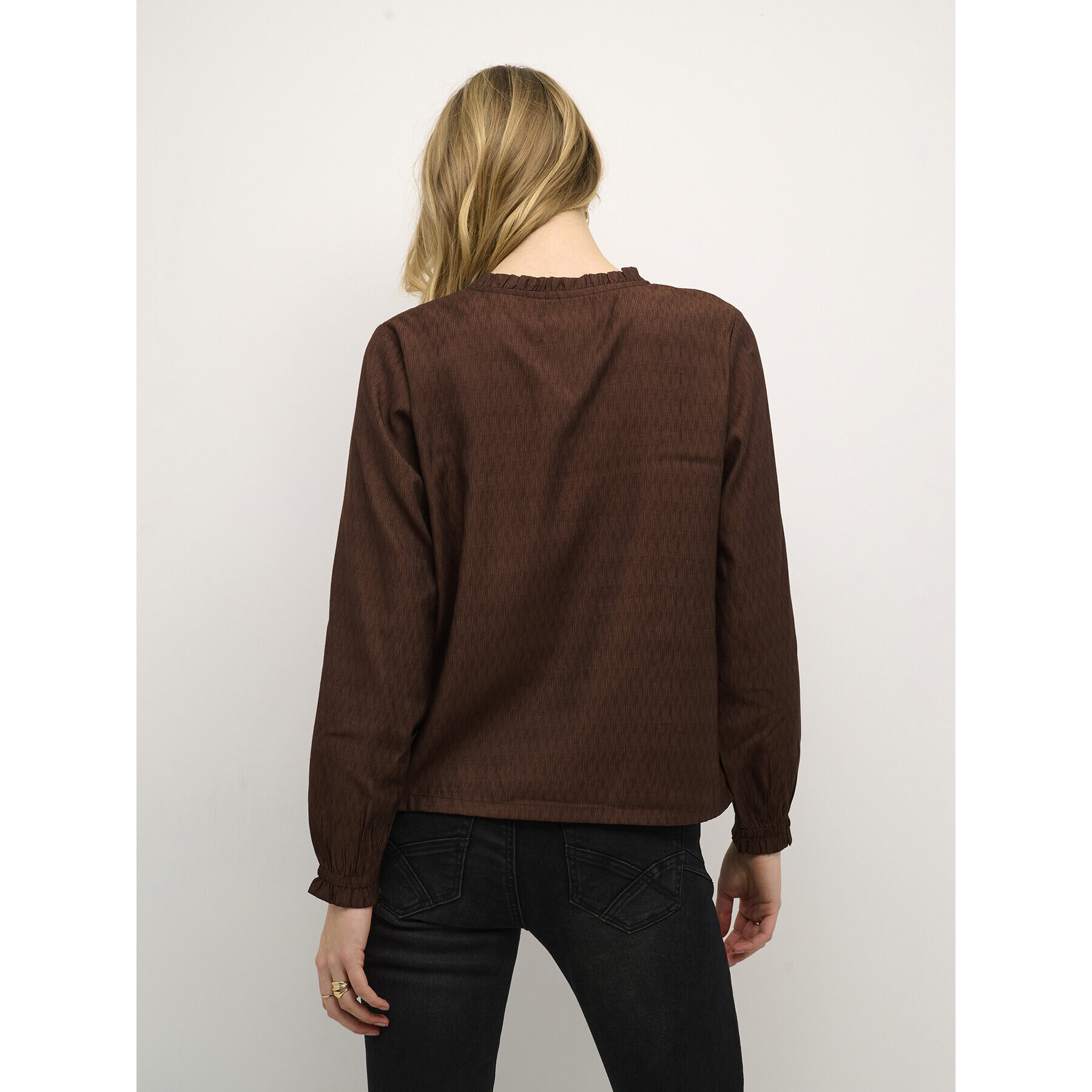 Cream Блуза Crliselin 10611698 Кафяв Straight Fit - Pepit.bg