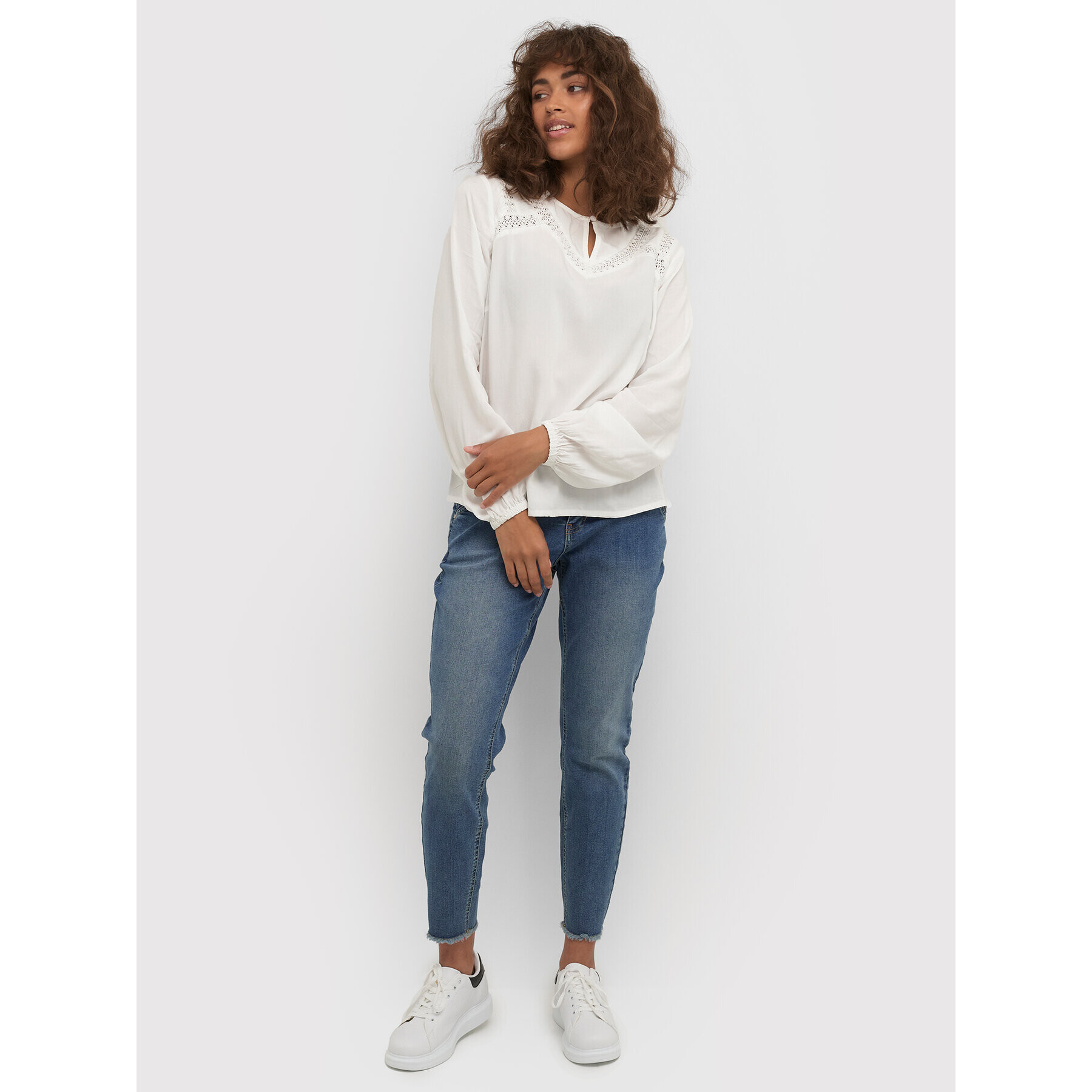 Cream Блуза CRManlia 10611176 Бял Regular Fit - Pepit.bg
