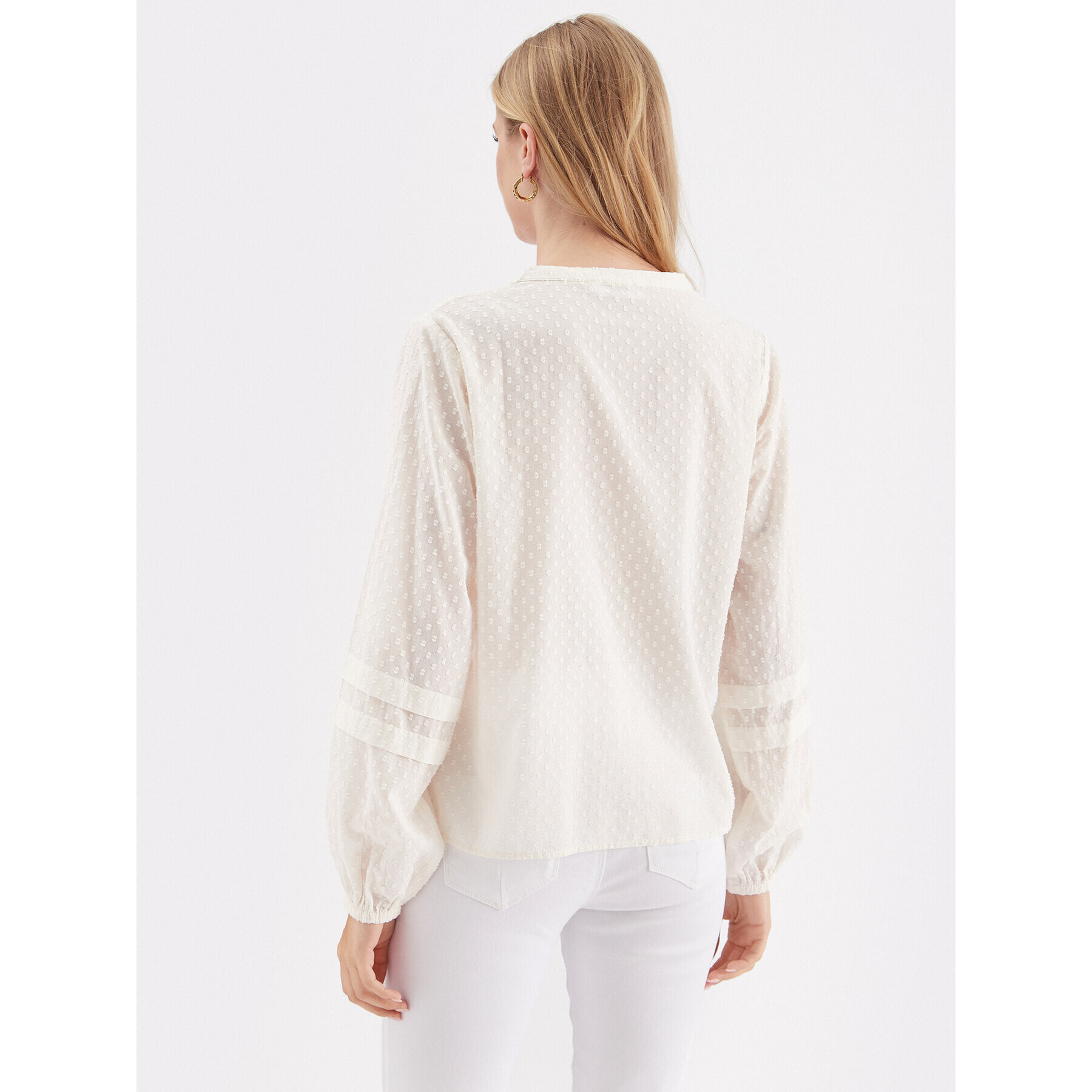 Cream Блуза Irena 10611195 Бял Regular Fit - Pepit.bg
