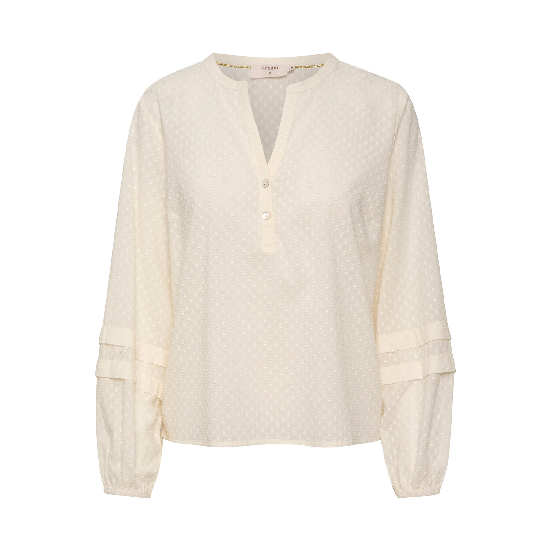 Cream Блуза Irena 10611195 Бял Regular Fit - Pepit.bg