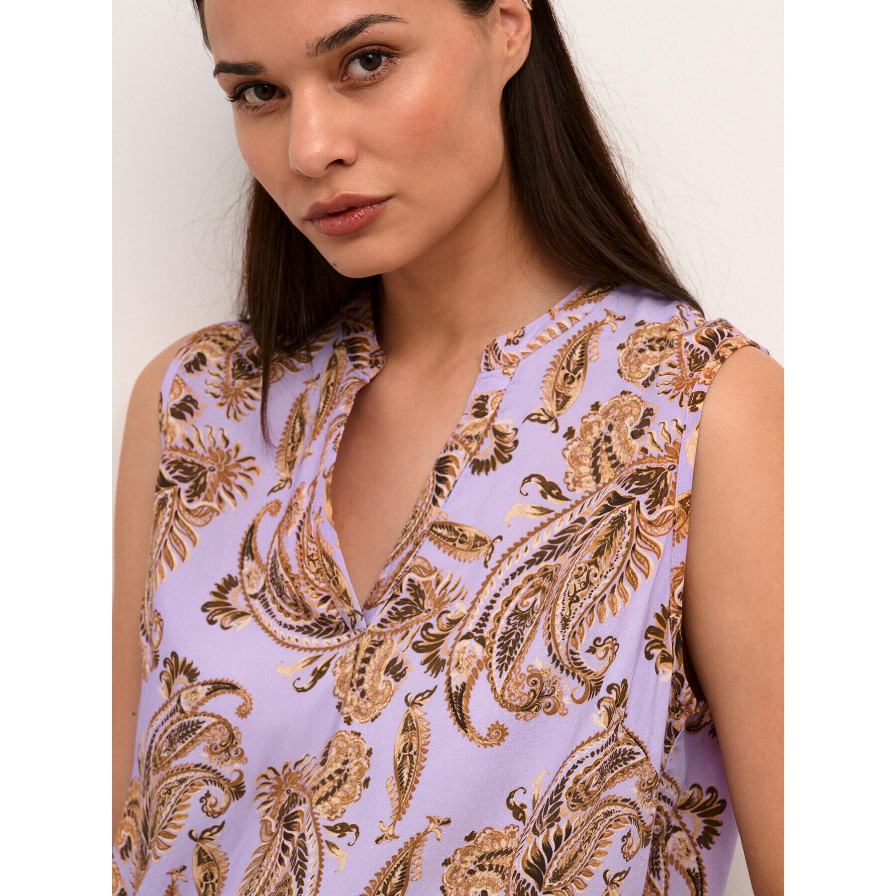 Cream Блуза Rosina 10611496 Виолетов Regular Fit - Pepit.bg
