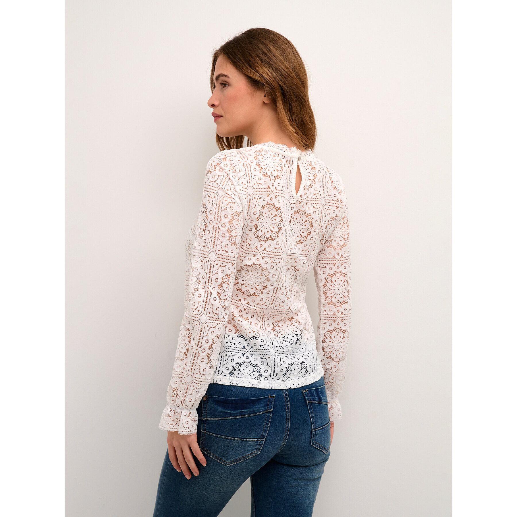 Cream Блуза Tiley 10607994 Бял Regular Fit - Pepit.bg