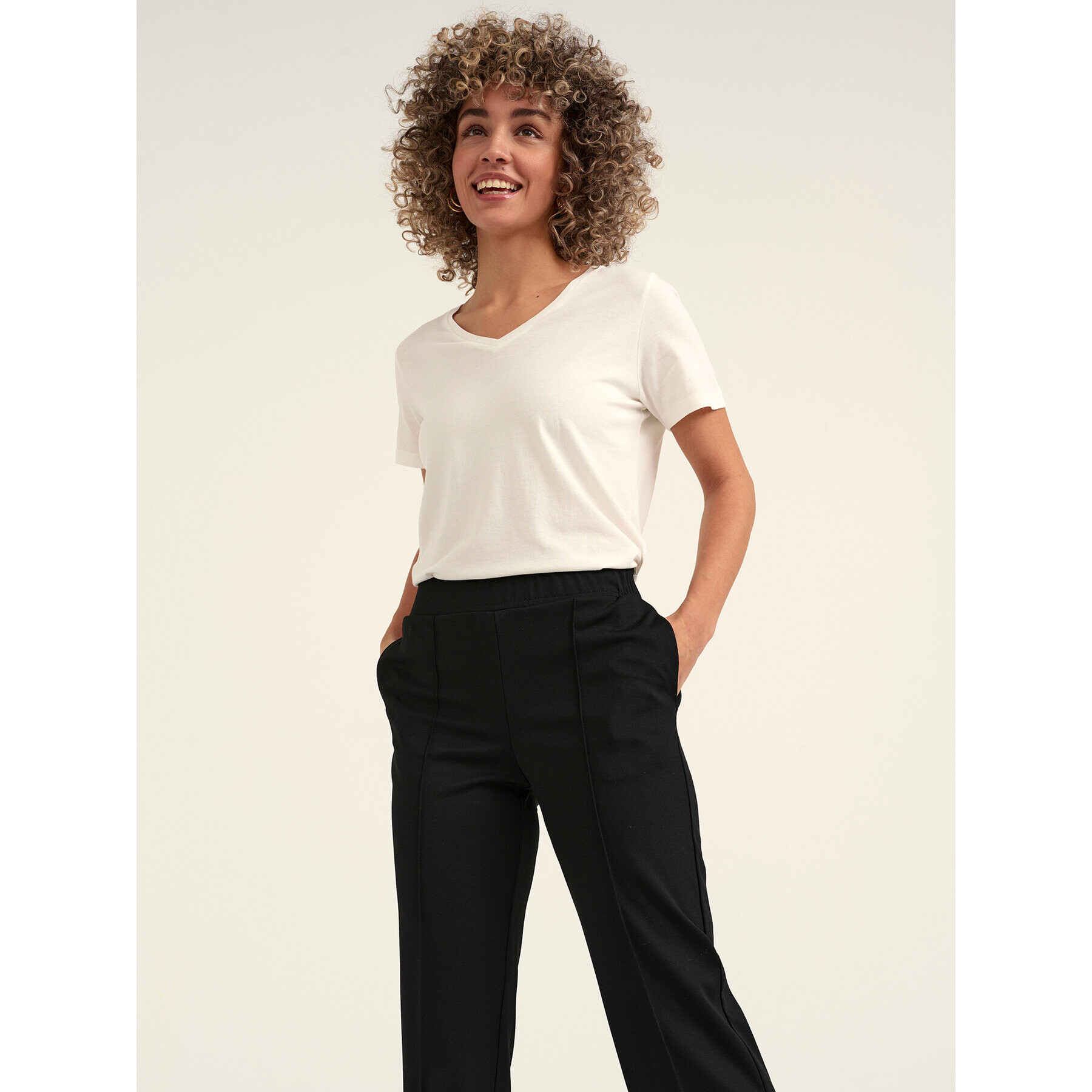 Cream Текстилни панталони CRRumpa 10611089 Черен Straight Fit - Pepit.bg