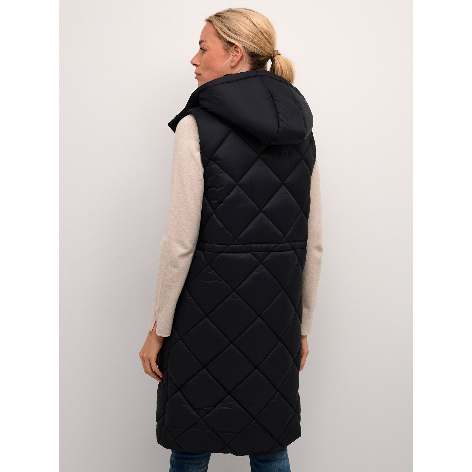 Cream Елек Crgaiagro 10611585 Черен Loose Fit - Pepit.bg