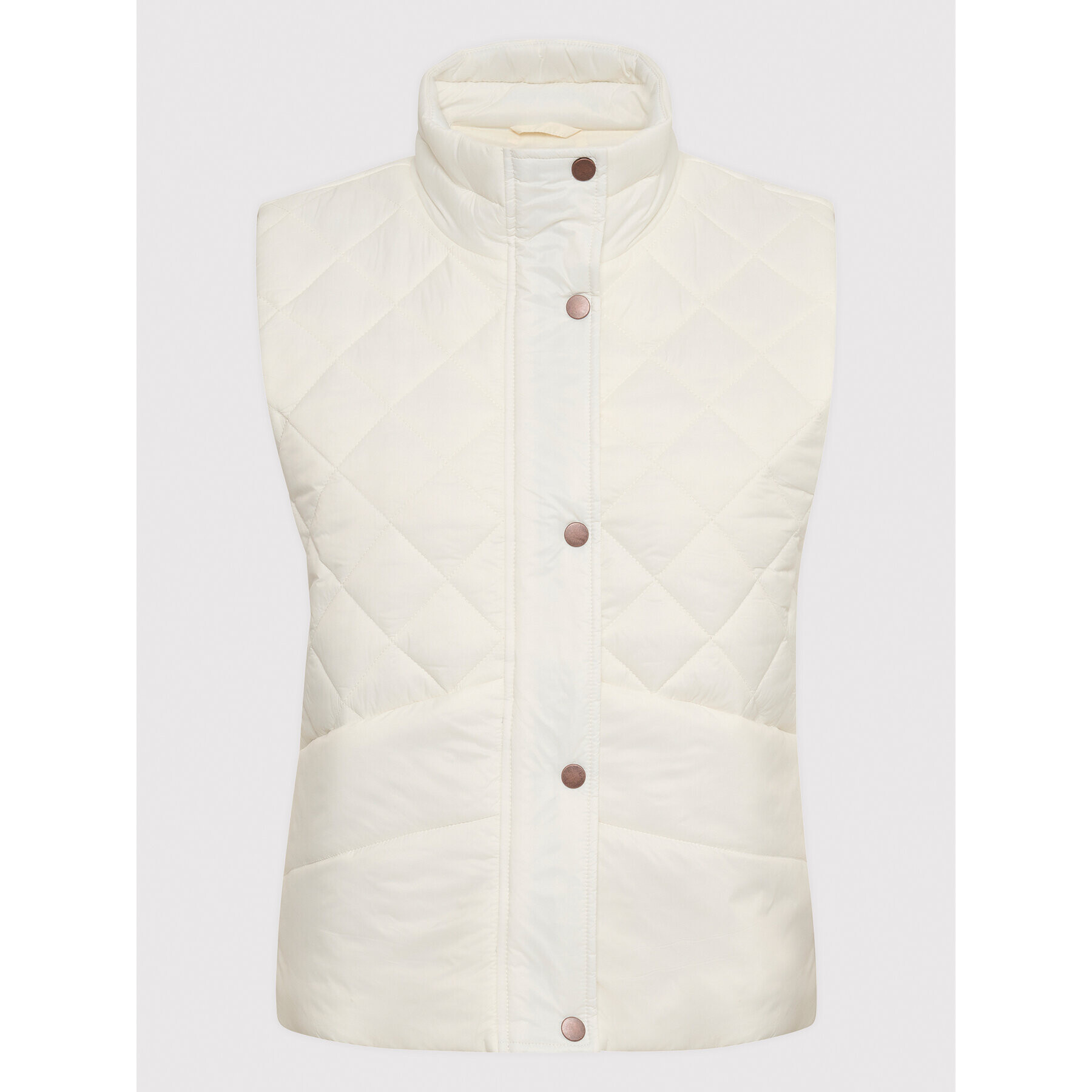 Cream Елек CROlli 10610890 Бял Loose Fit - Pepit.bg