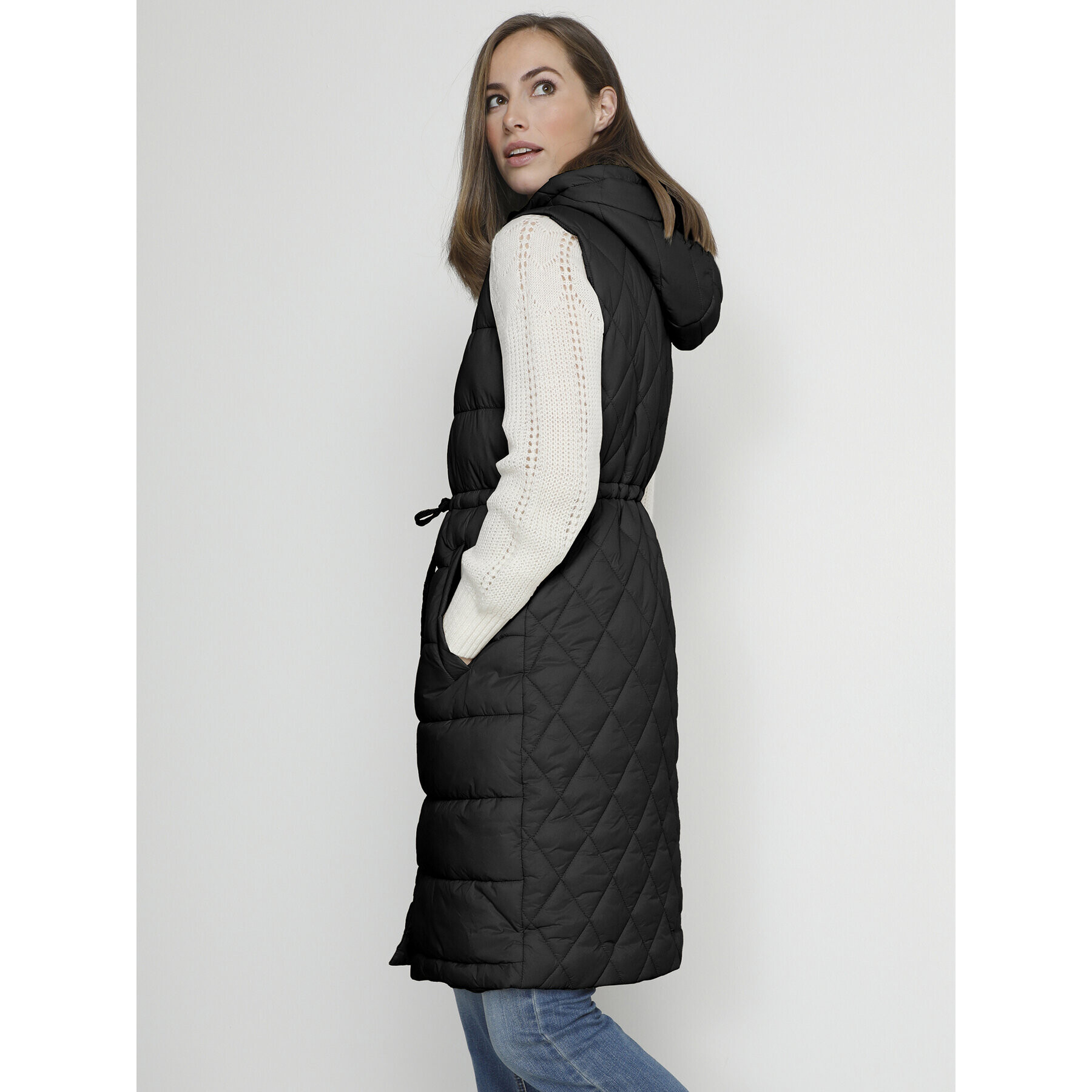 Cream Елек Gaiagro 10610310 Черен Loose Fit - Pepit.bg