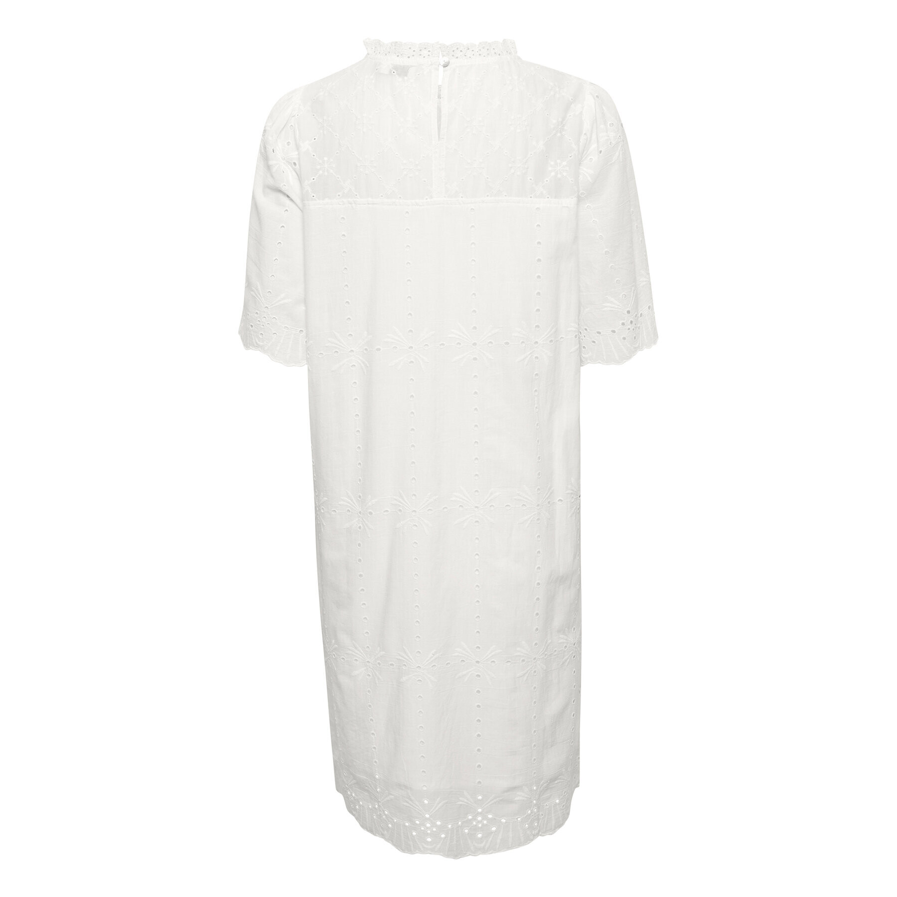 Cream Ежедневна рокля Moccamia 10611191 Бял Regular Fit - Pepit.bg