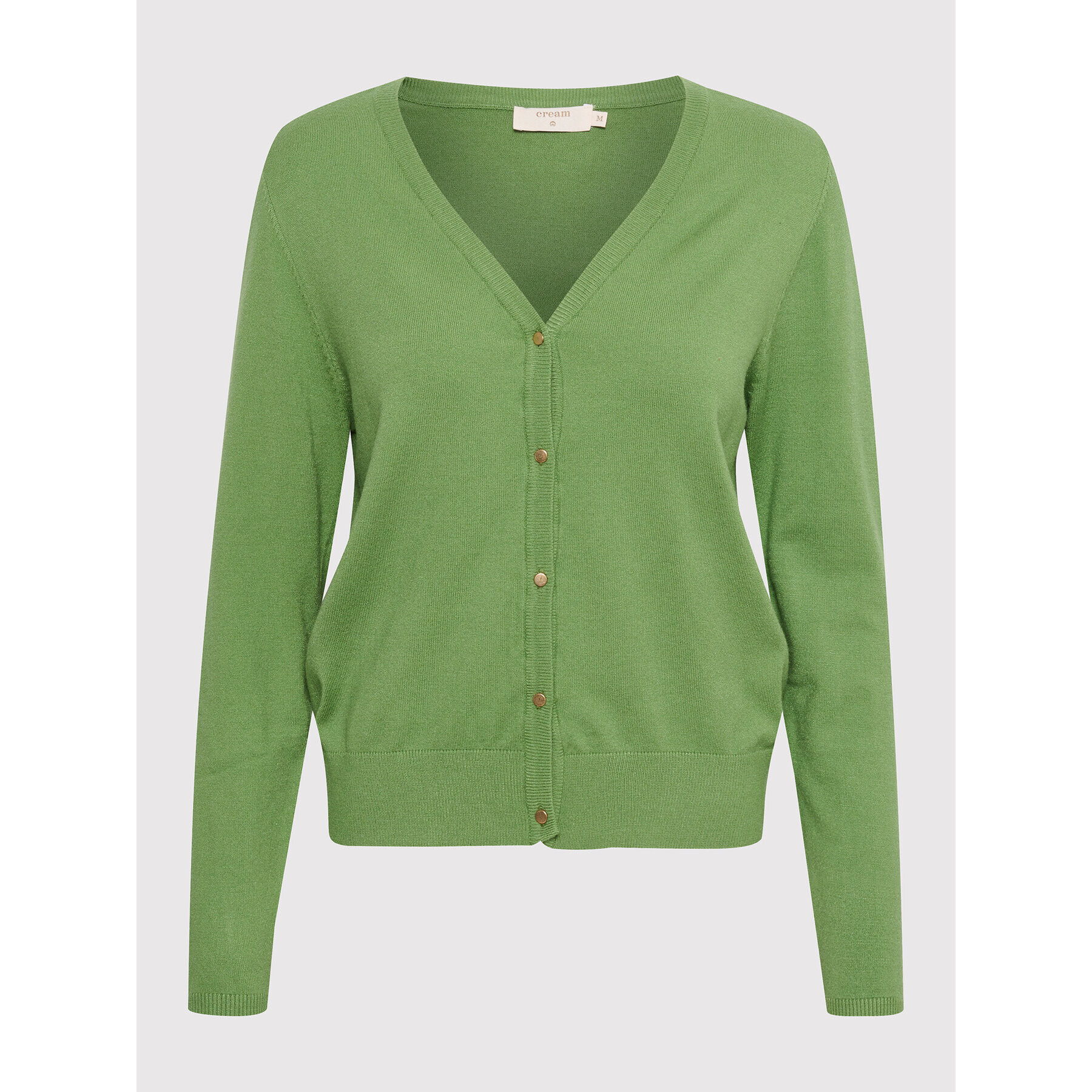 Cream Кардиган CRDela 10611009 Зелен Straight Fit - Pepit.bg