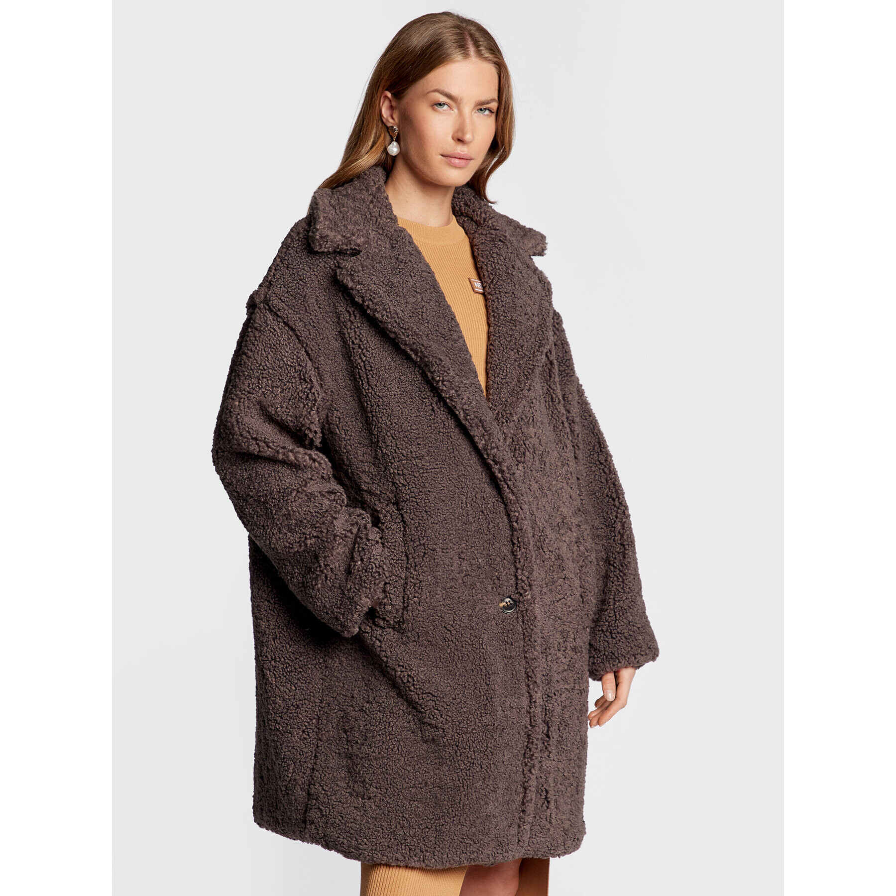 Cream Кожух Svala 10610425 Кафяв Oversize - Pepit.bg