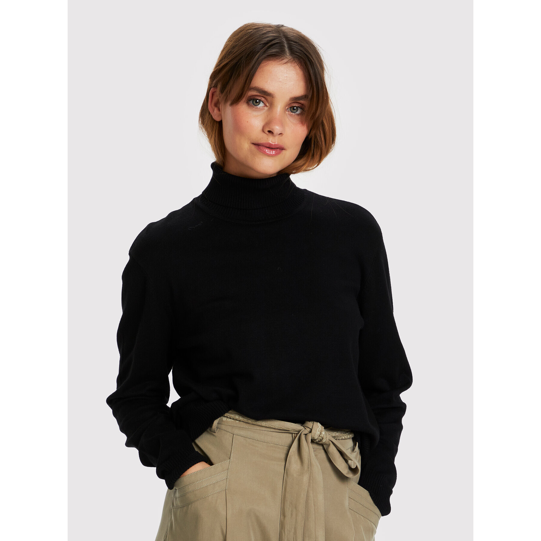 Cream Поло Tammy 10607789 Черен Straight Fit - Pepit.bg