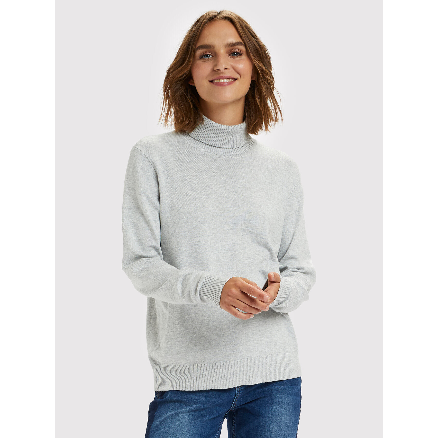 Cream Поло Tammy 10607789 Сив Straight Fit - Pepit.bg