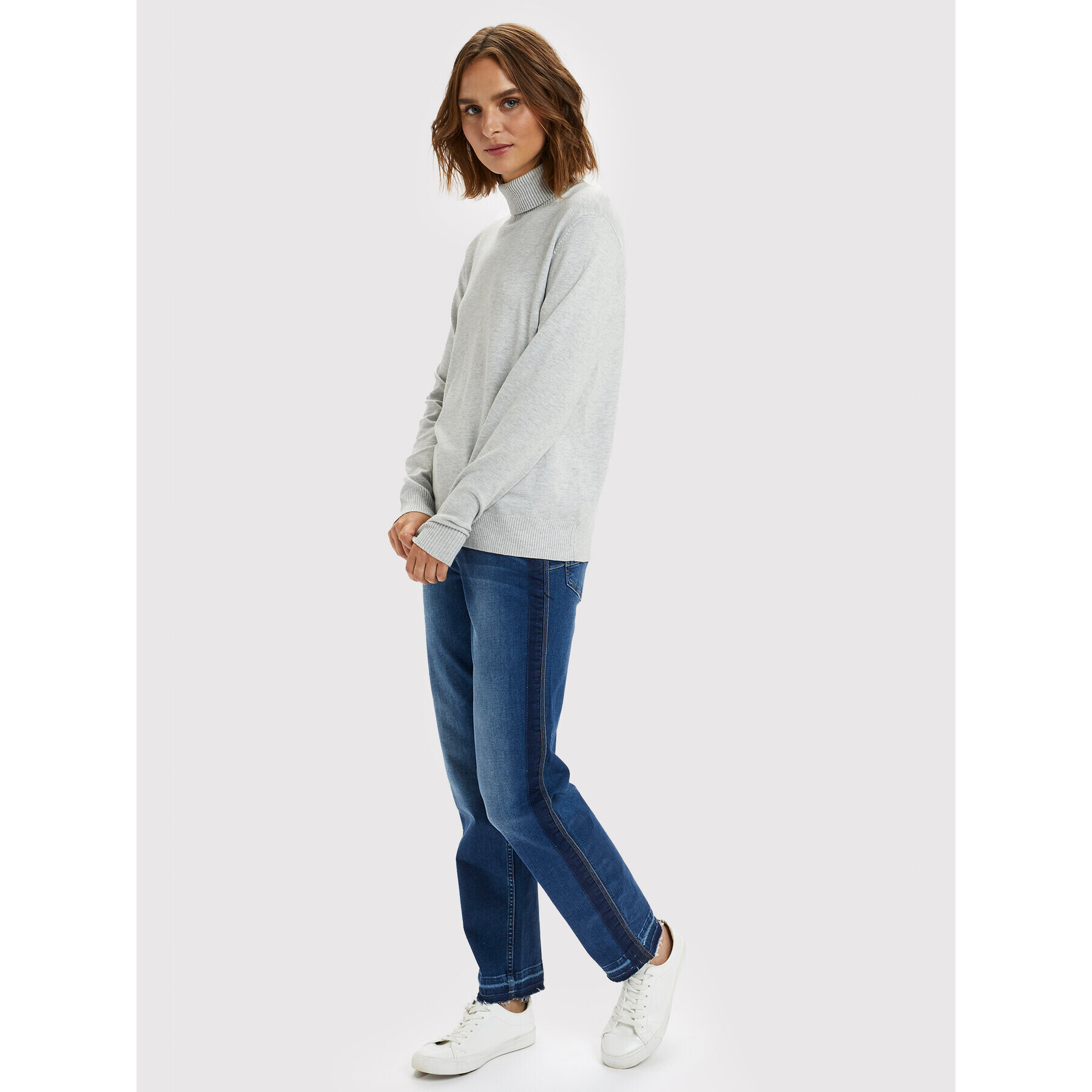 Cream Поло Tammy 10607789 Сив Straight Fit - Pepit.bg
