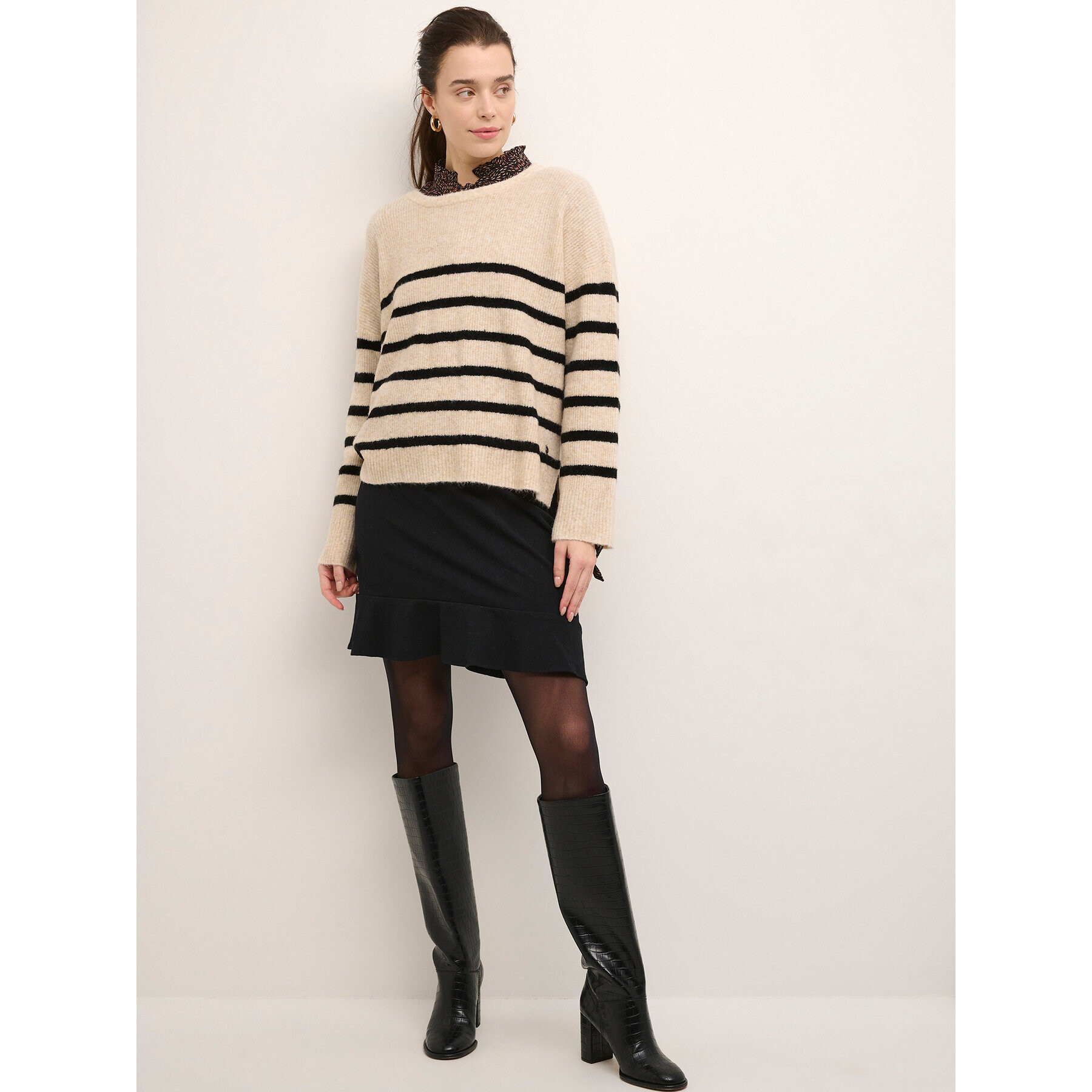 Cream Пуловер Berna 10610882 Бежов Regular Fit - Pepit.bg