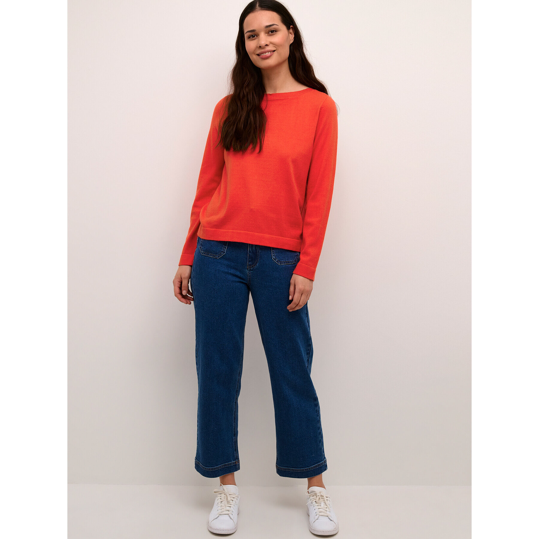 Cream Пуловер Crdela Knit 10611709 Червен Regular Fit - Pepit.bg