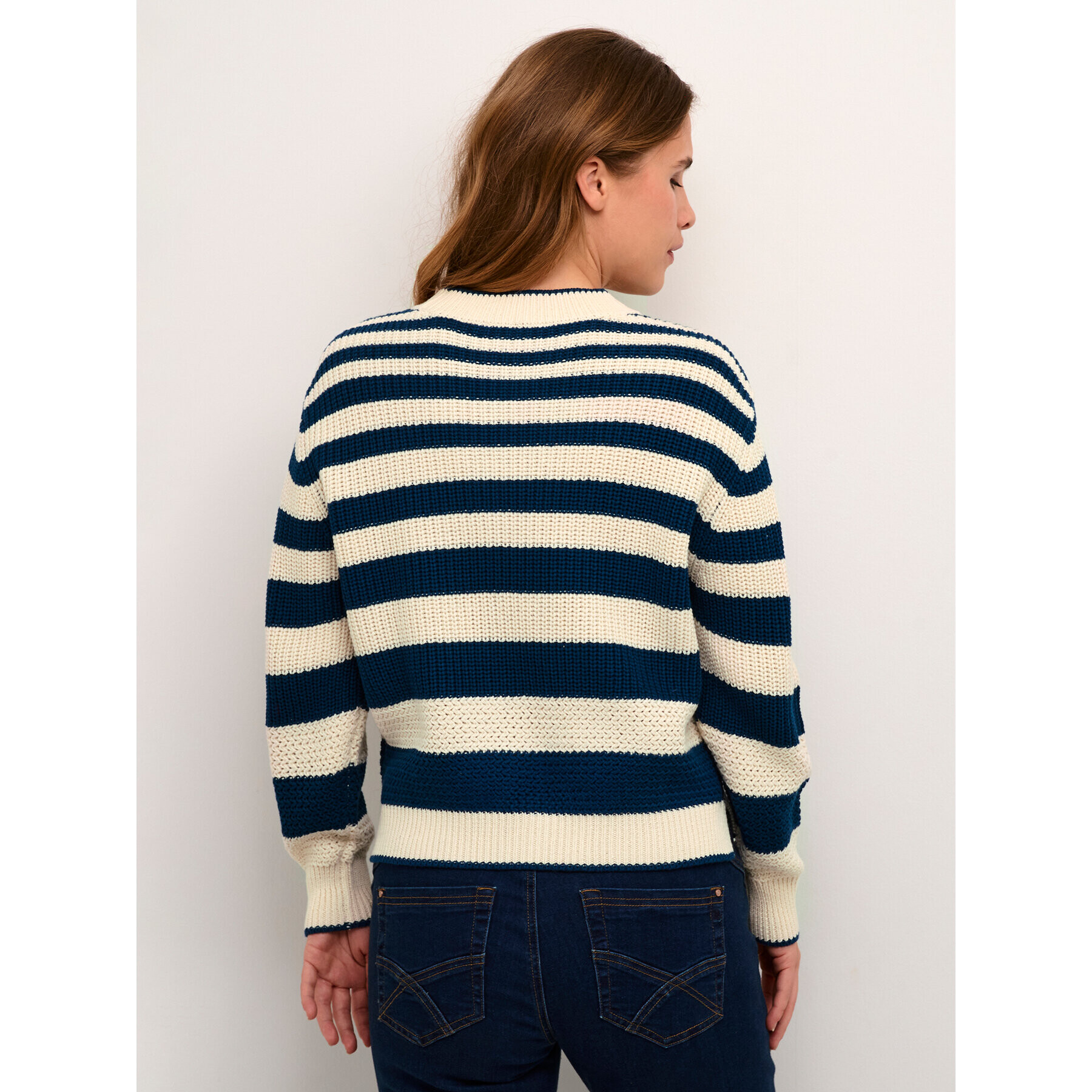 Cream Пуловер Crmuka Knitted 10611880 Син Straight Fit - Pepit.bg