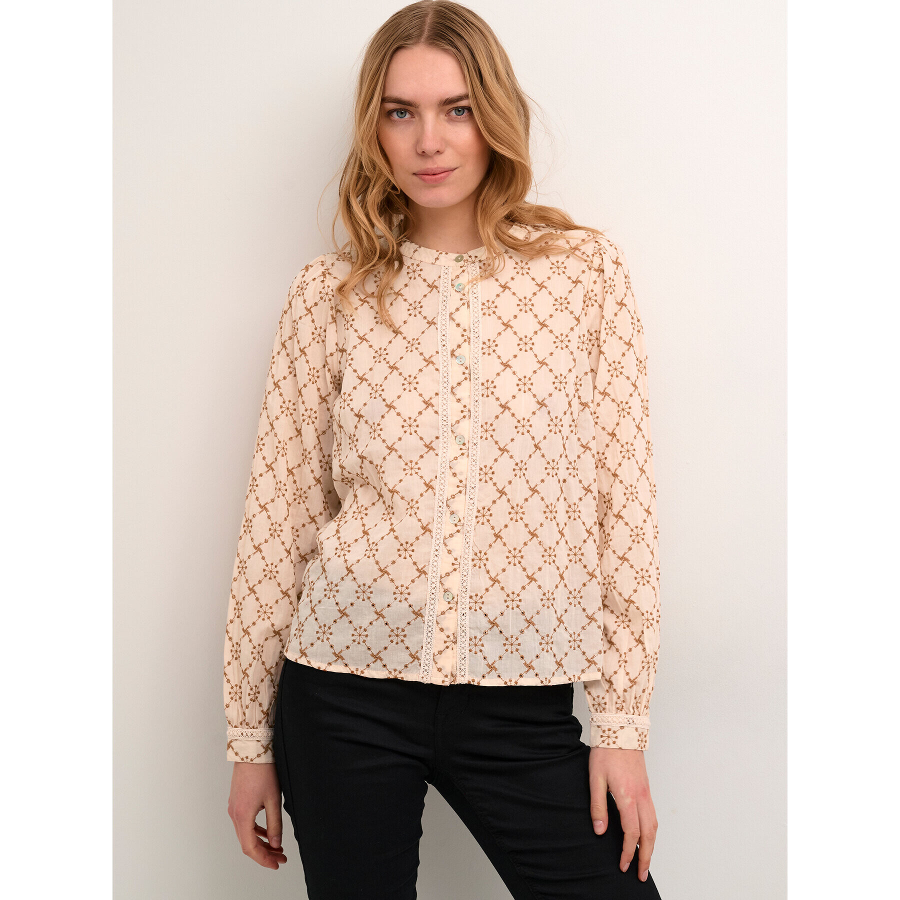 Cream Риза Crsandra 10611669 Розов Regular Fit - Pepit.bg