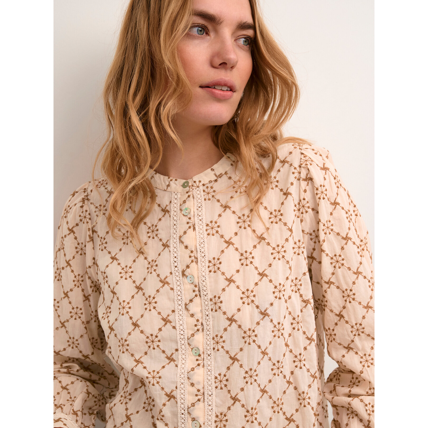 Cream Риза Crsandra 10611669 Розов Regular Fit - Pepit.bg