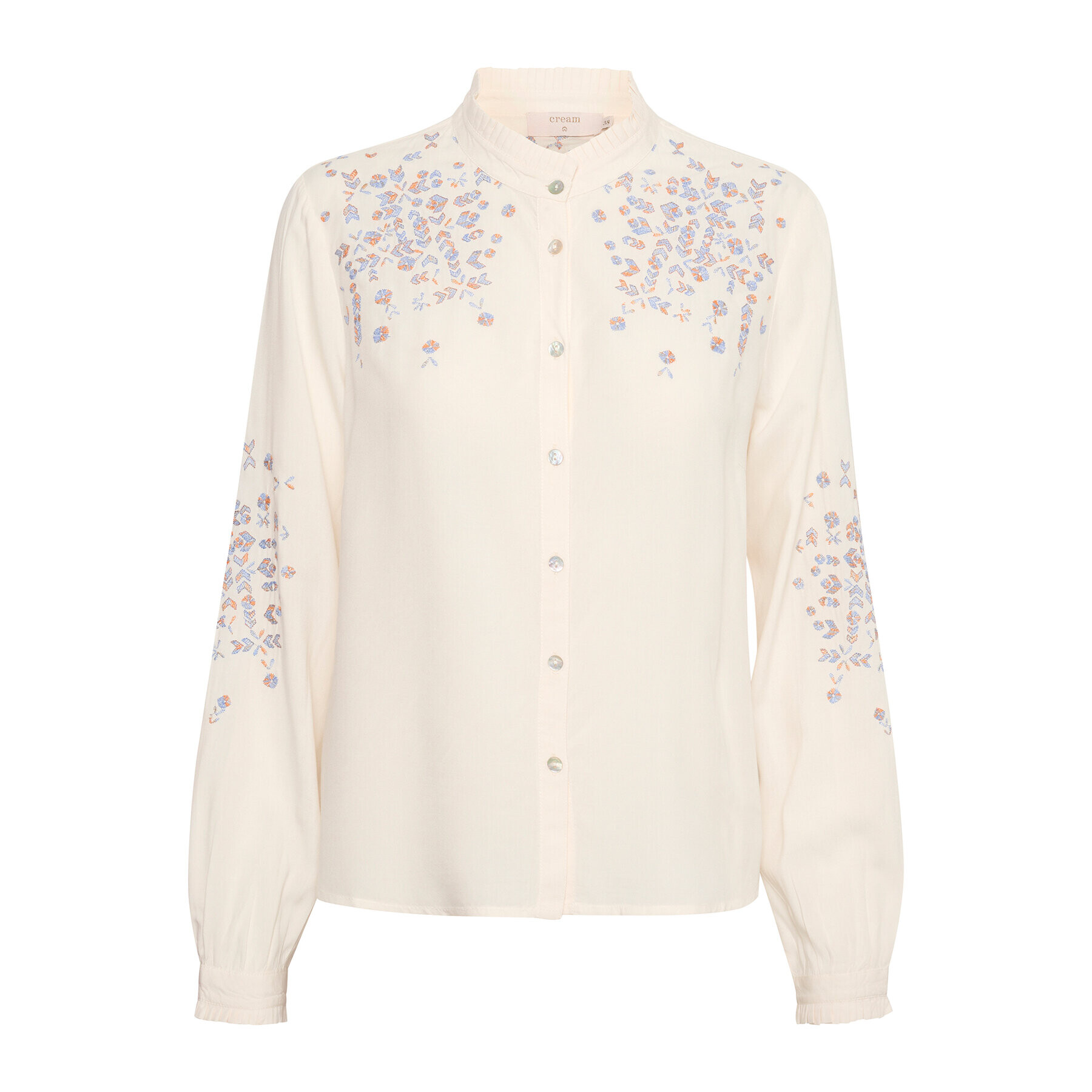 Cream Риза Crvellan 10611734 Бял Regular Fit - Pepit.bg