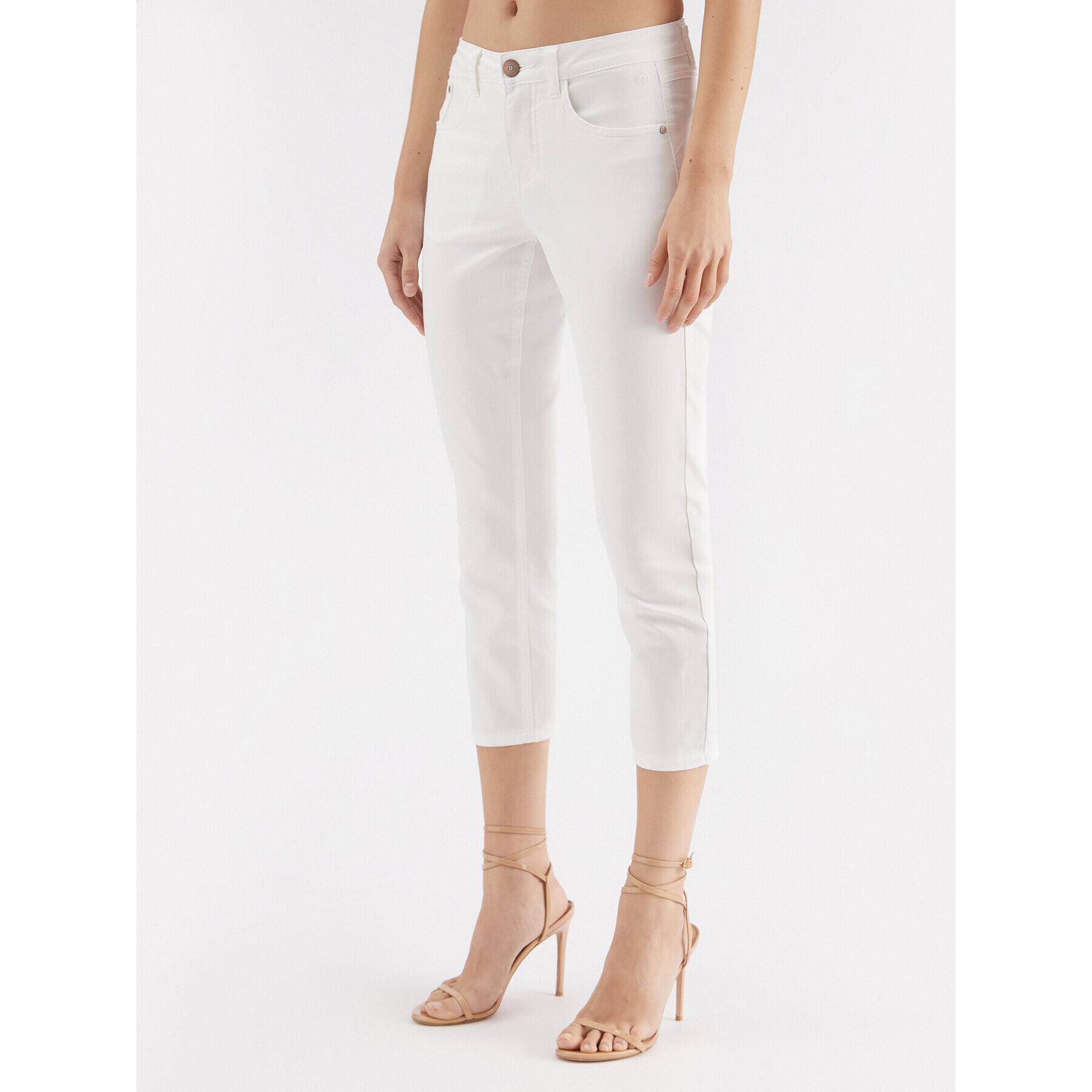 Cream Текстилни панталони Lotte 10611184 Бял Regular Fit - Pepit.bg