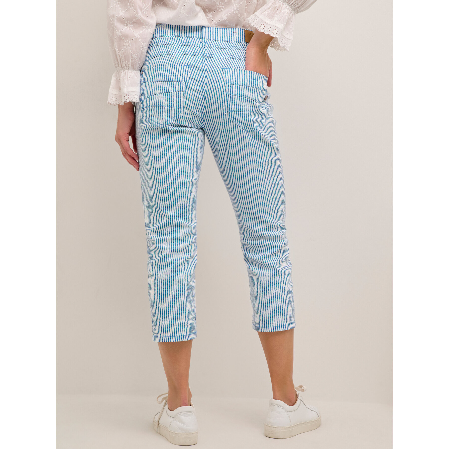 Cream Текстилни панталони Lotte 10611184 Син Regular Fit - Pepit.bg