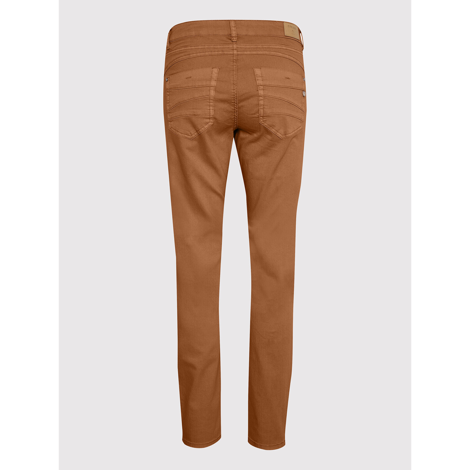Cream Текстилни панталони Lotte Plain Twill 10606565 Кафяв Regular Fit - Pepit.bg