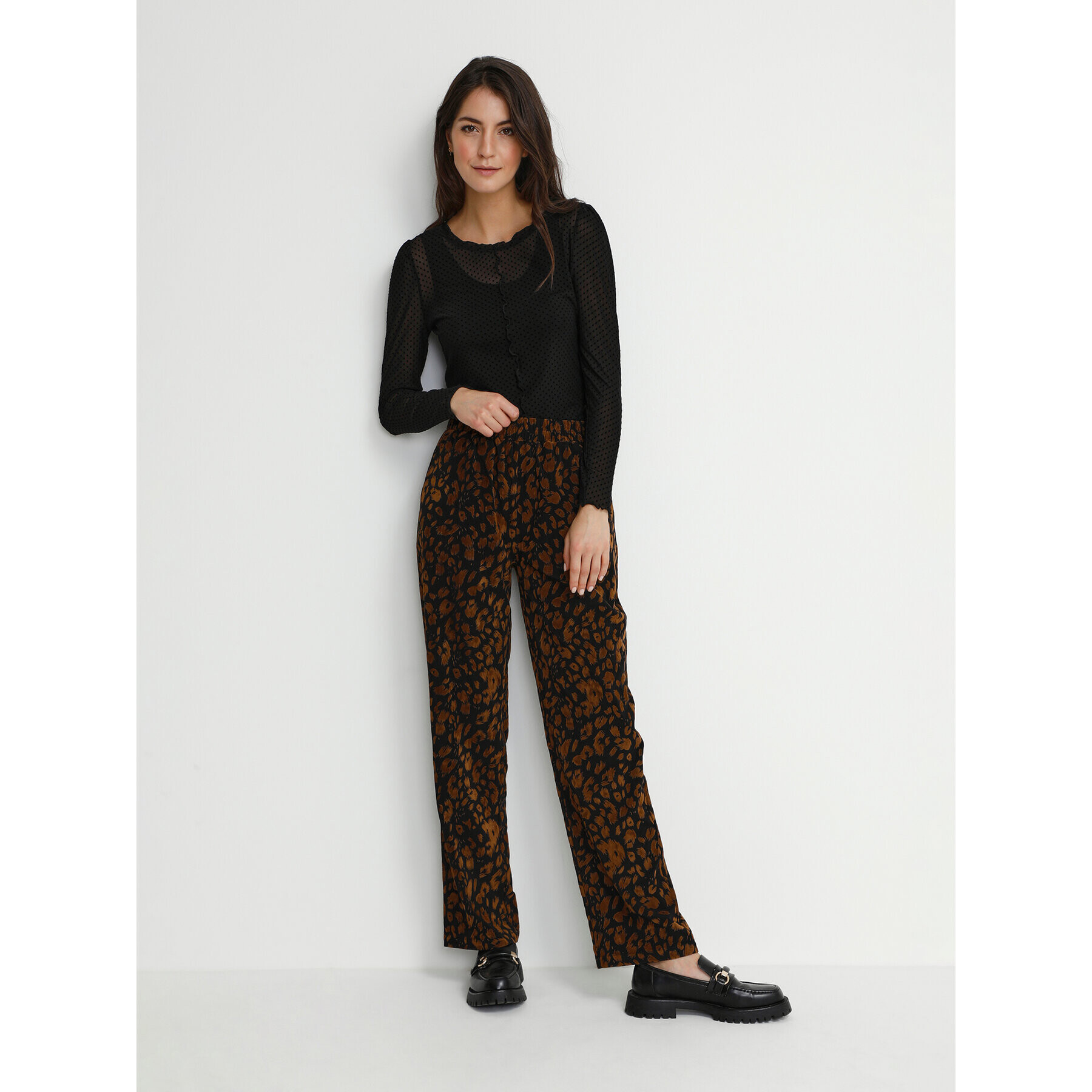 Cream Текстилни панталони Unagi 10610520 Цветен Regular Fit - Pepit.bg