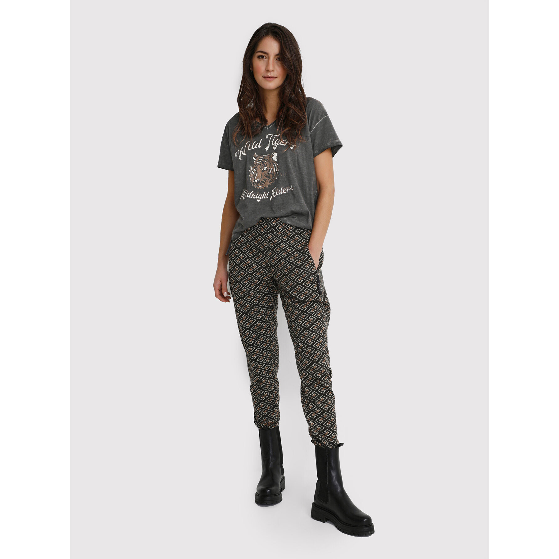 Cream Тишърт Channe 10610635 Сив Relaxed Fit - Pepit.bg
