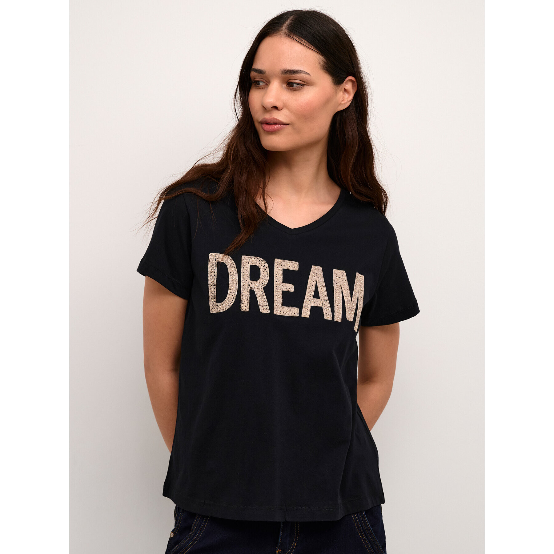 Cream Тишърт Crbest 10611630 Черен Regular Fit - Pepit.bg