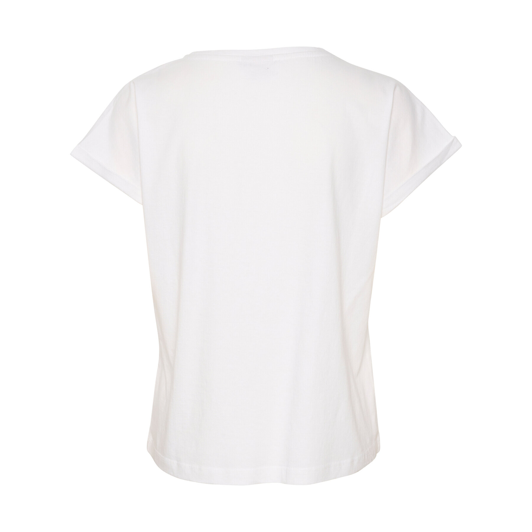 Cream Тишърт Crdania 10611633 Бял Regular Fit - Pepit.bg