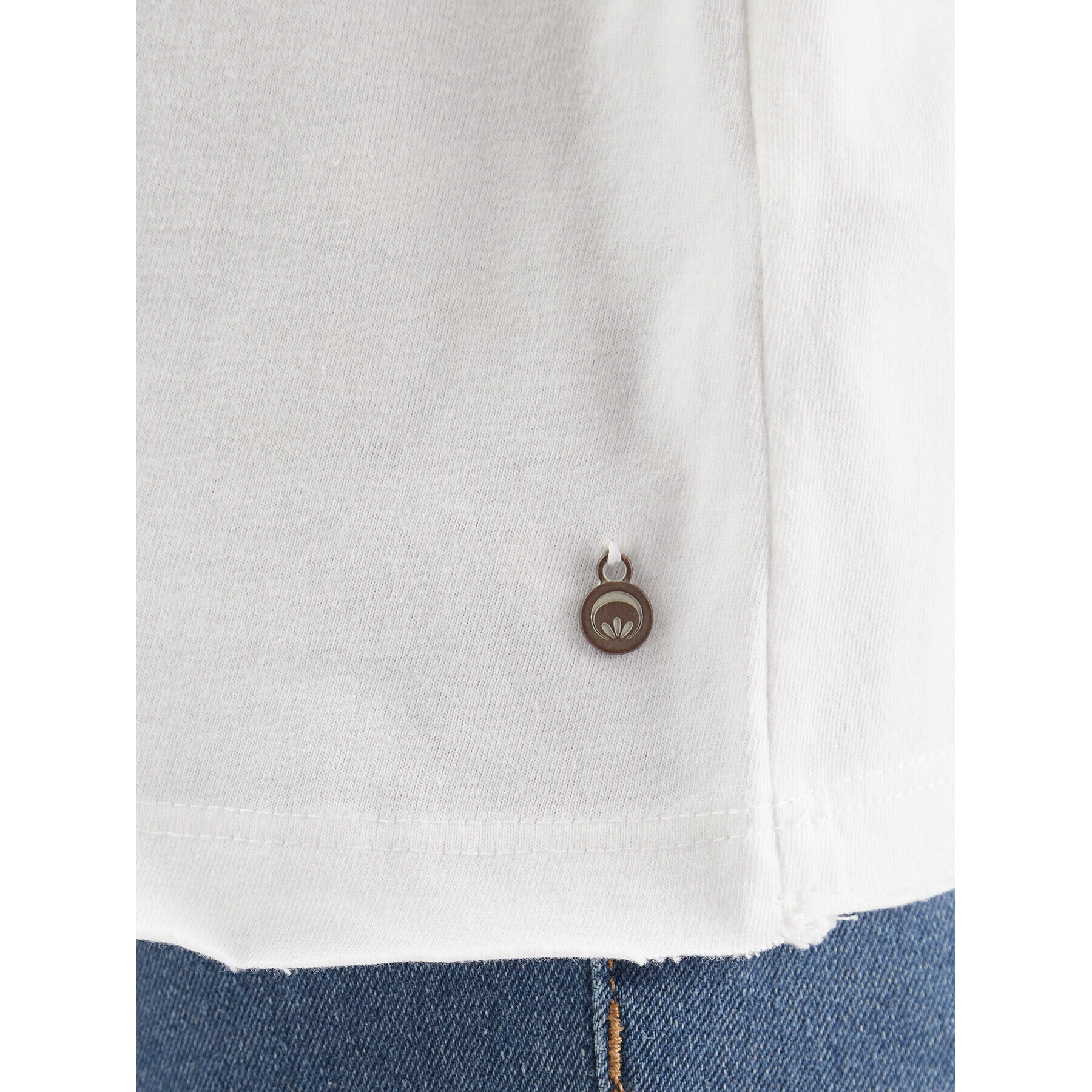 Cream Тишърт CRSane 10611022 Бял Regular Fit - Pepit.bg