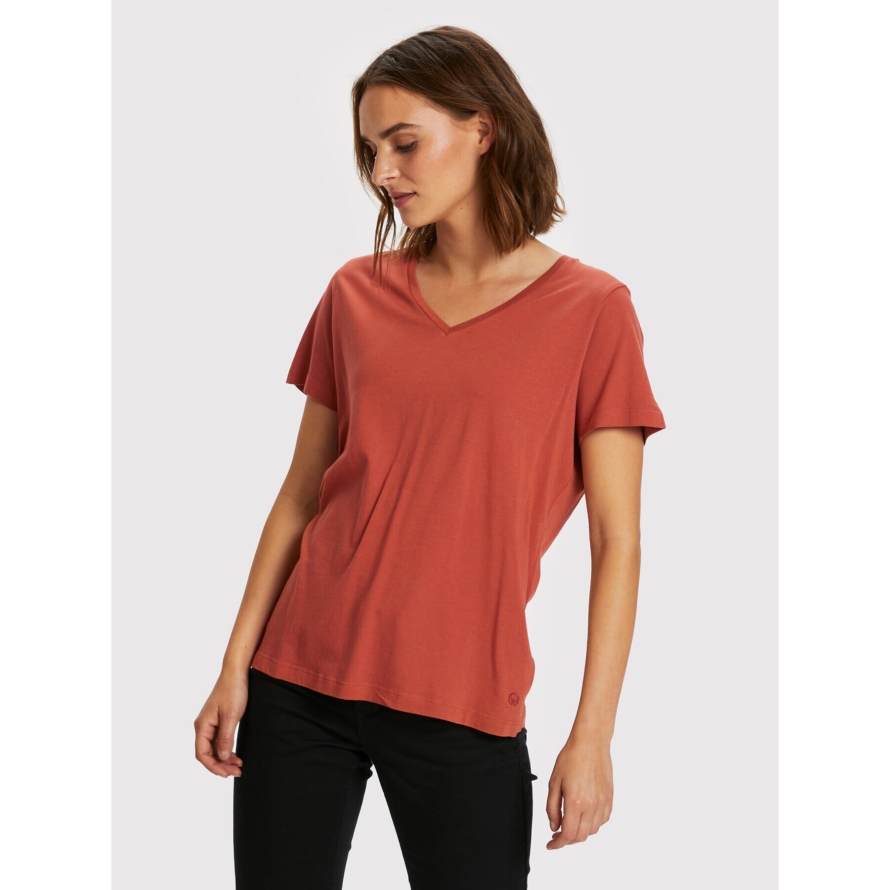 Cream Тишърт Naia 10604508 Кафяв Regular Fit - Pepit.bg
